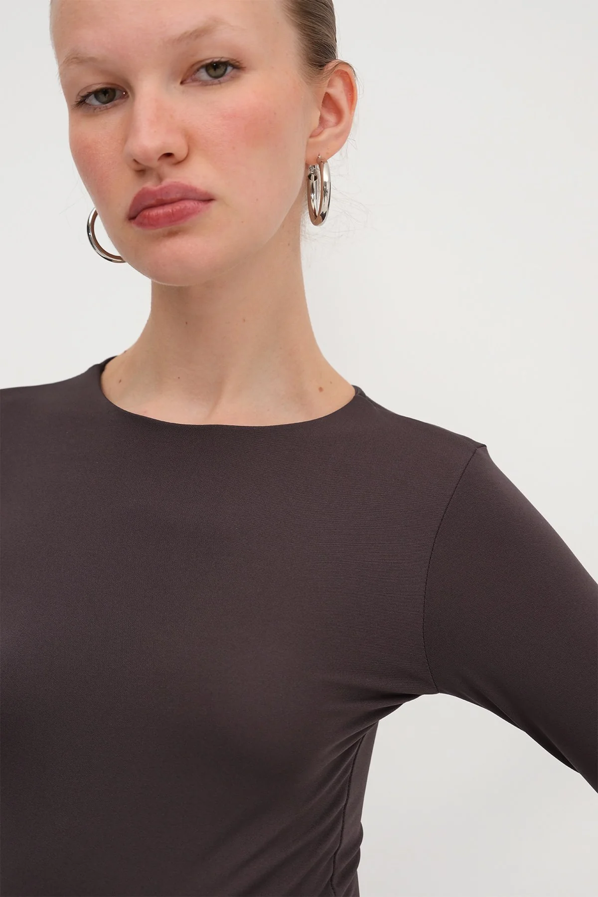 Crew Neck Long-Sleeve Basic Bodysuit - Image 21