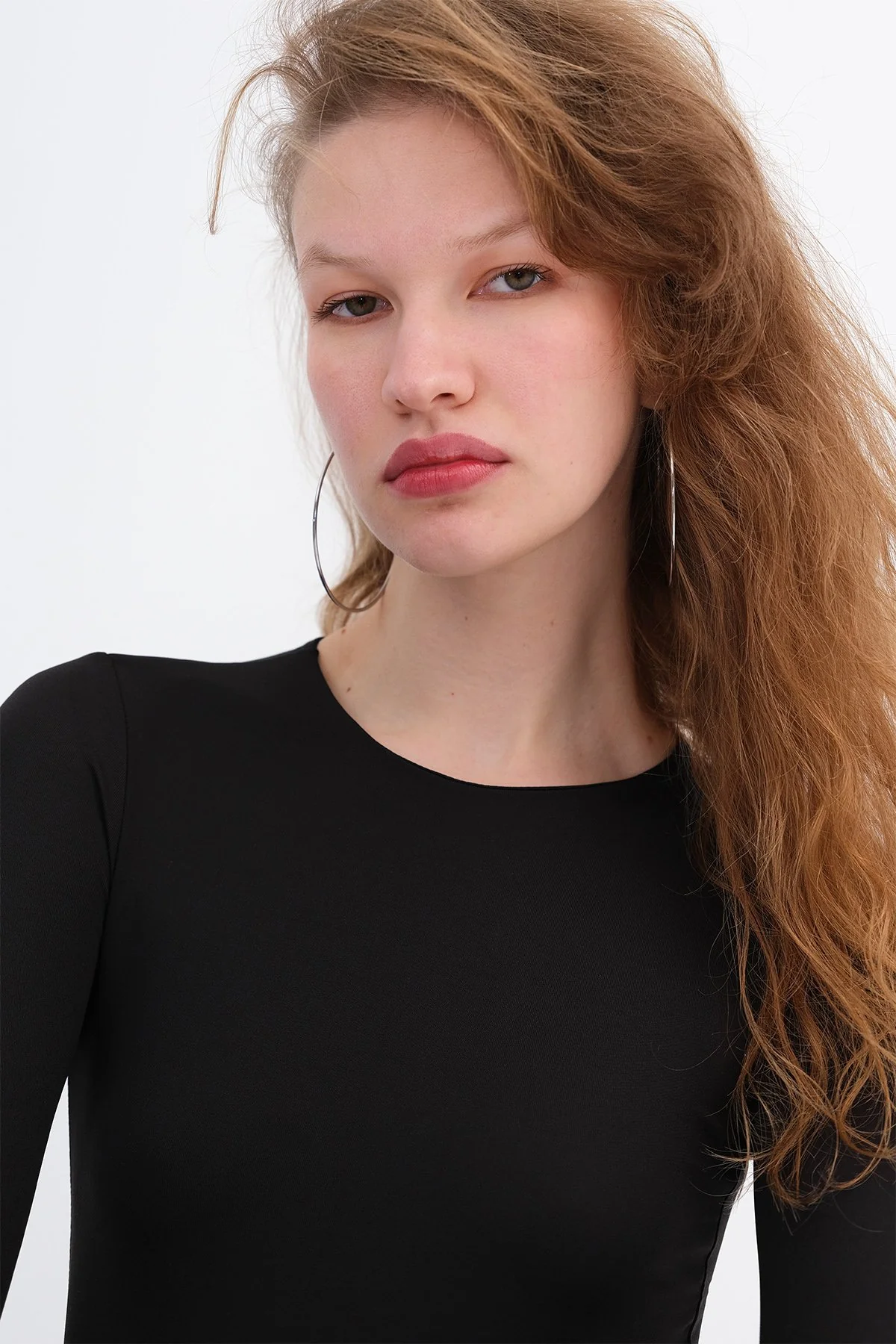 Crew Neck Long-Sleeve Basic Bodysuit - Image 35