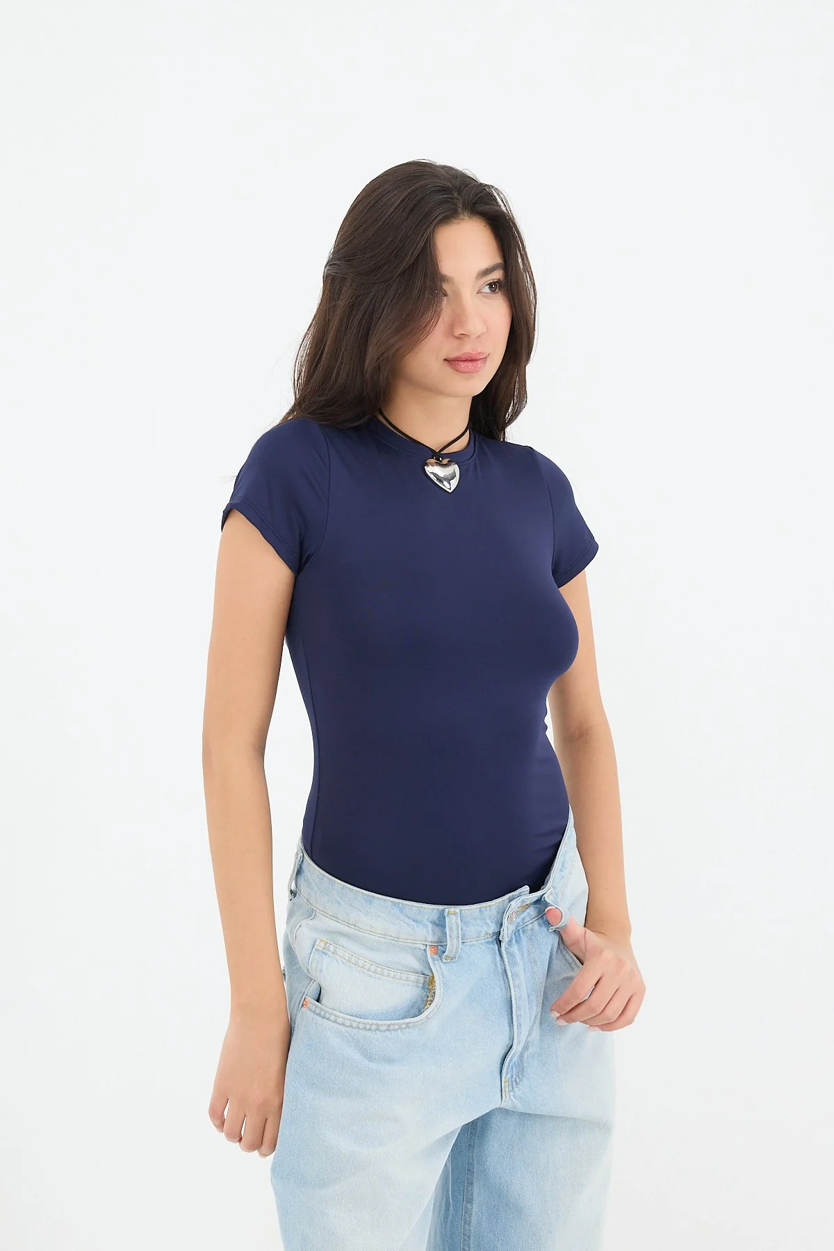 Crew Neck Short-Sleeve Bodysuit - Image 31