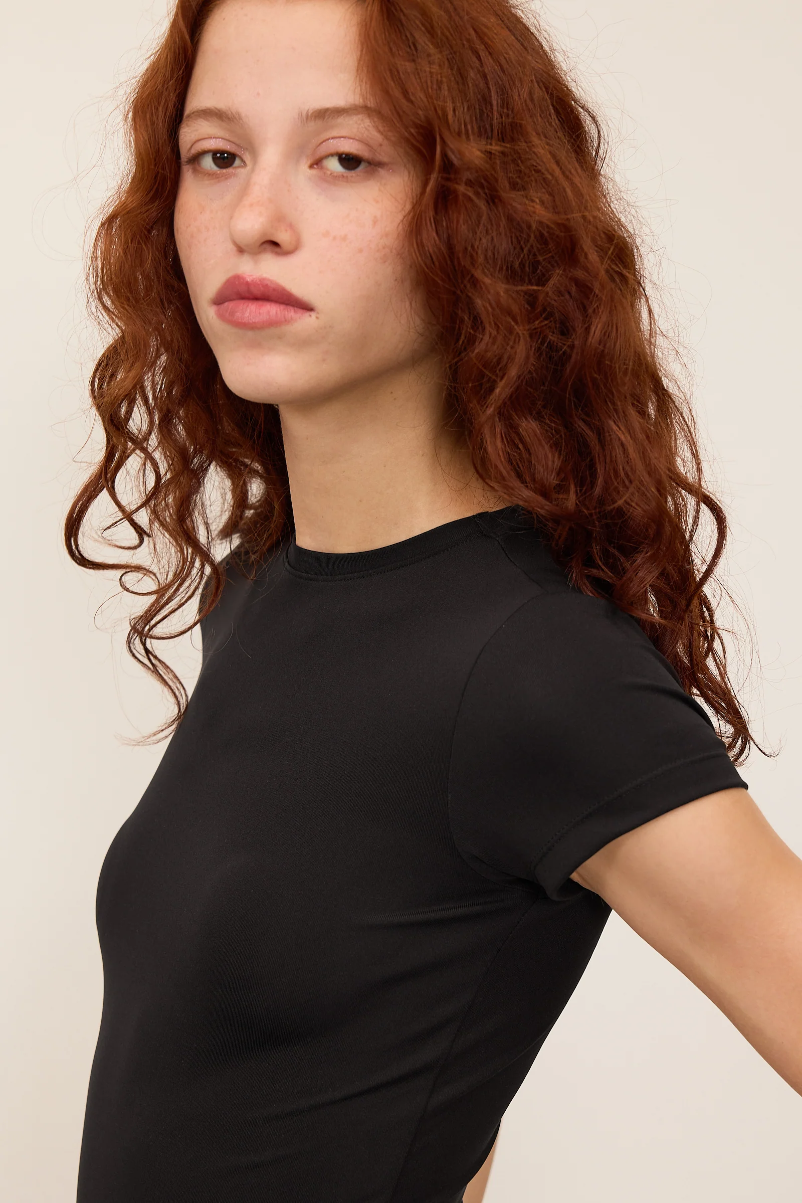 Crew Neck Short-Sleeve Bodysuit - Image 37