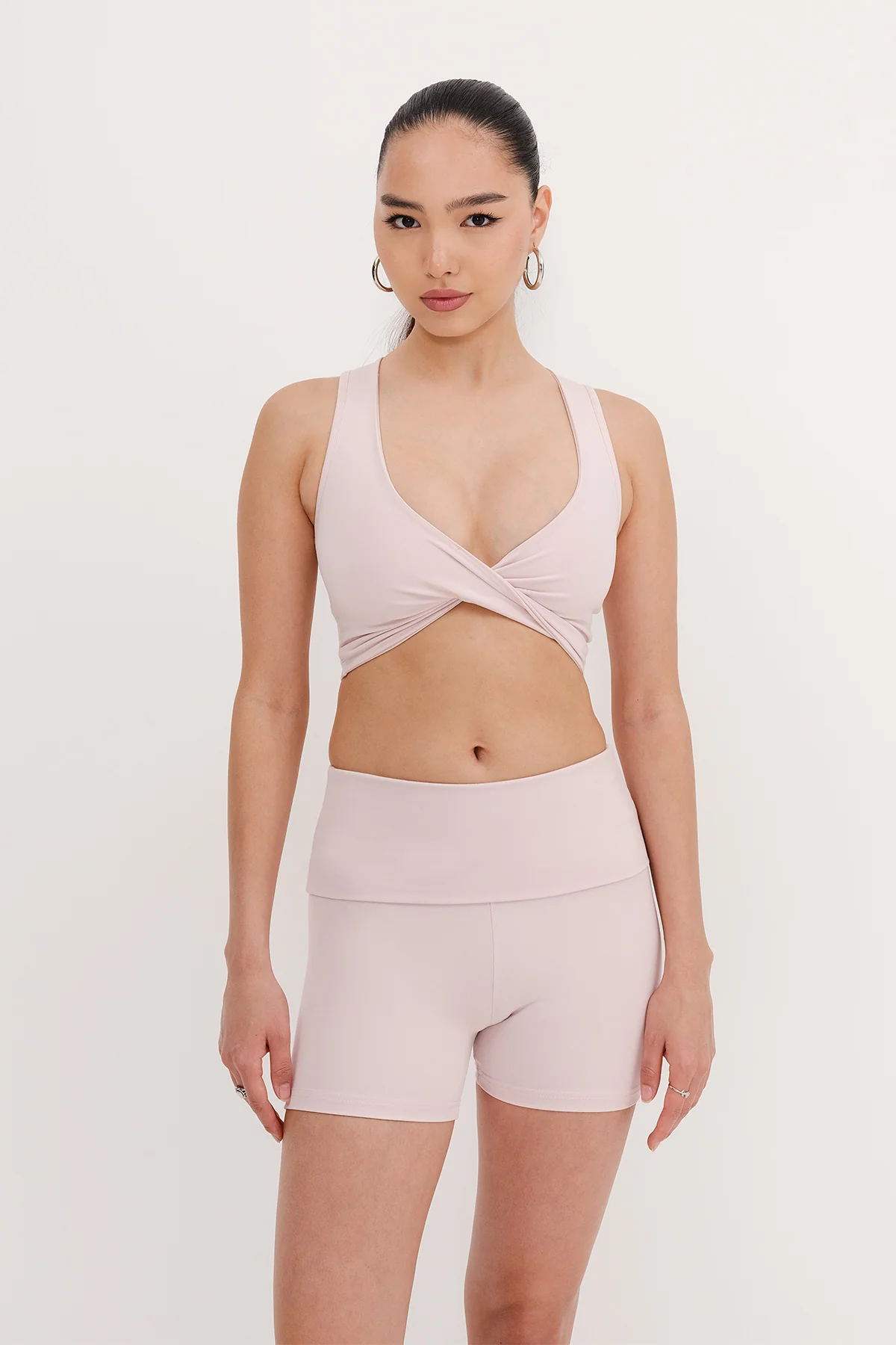 Crop Tank Top with Knot Detail - Image 16