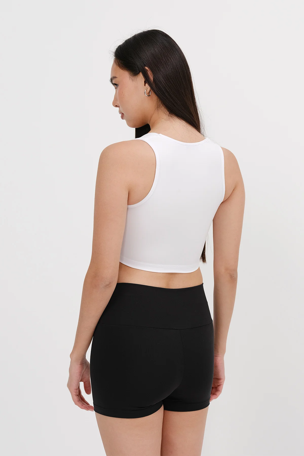 Crop Tank Top with Knot Detail - Image 6