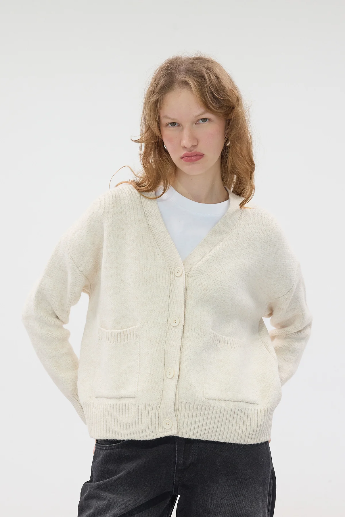 Double Pocket Buttoned Knitwear Cardigan - Image 34