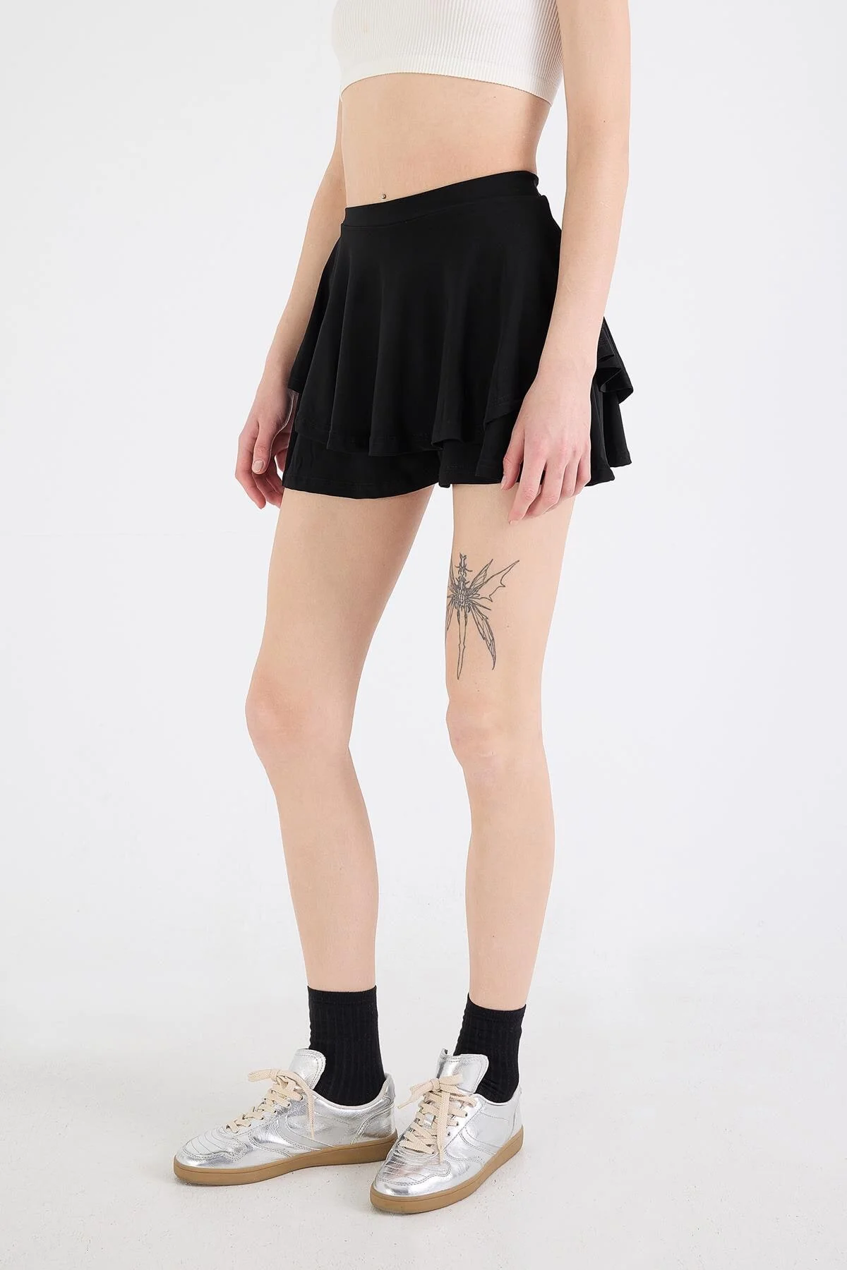 Elastic Shorts Skirt - Image 10