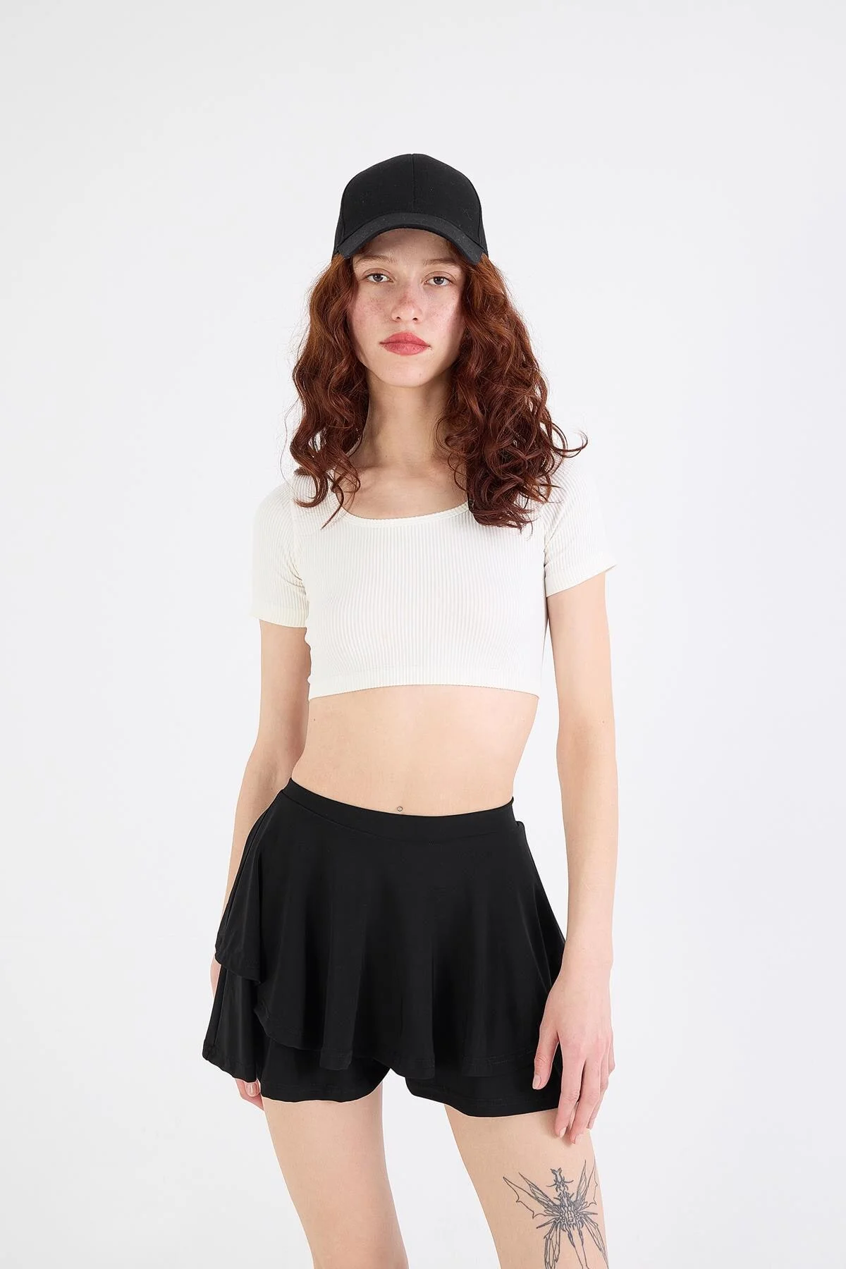 Elastic Shorts Skirt - Image 7