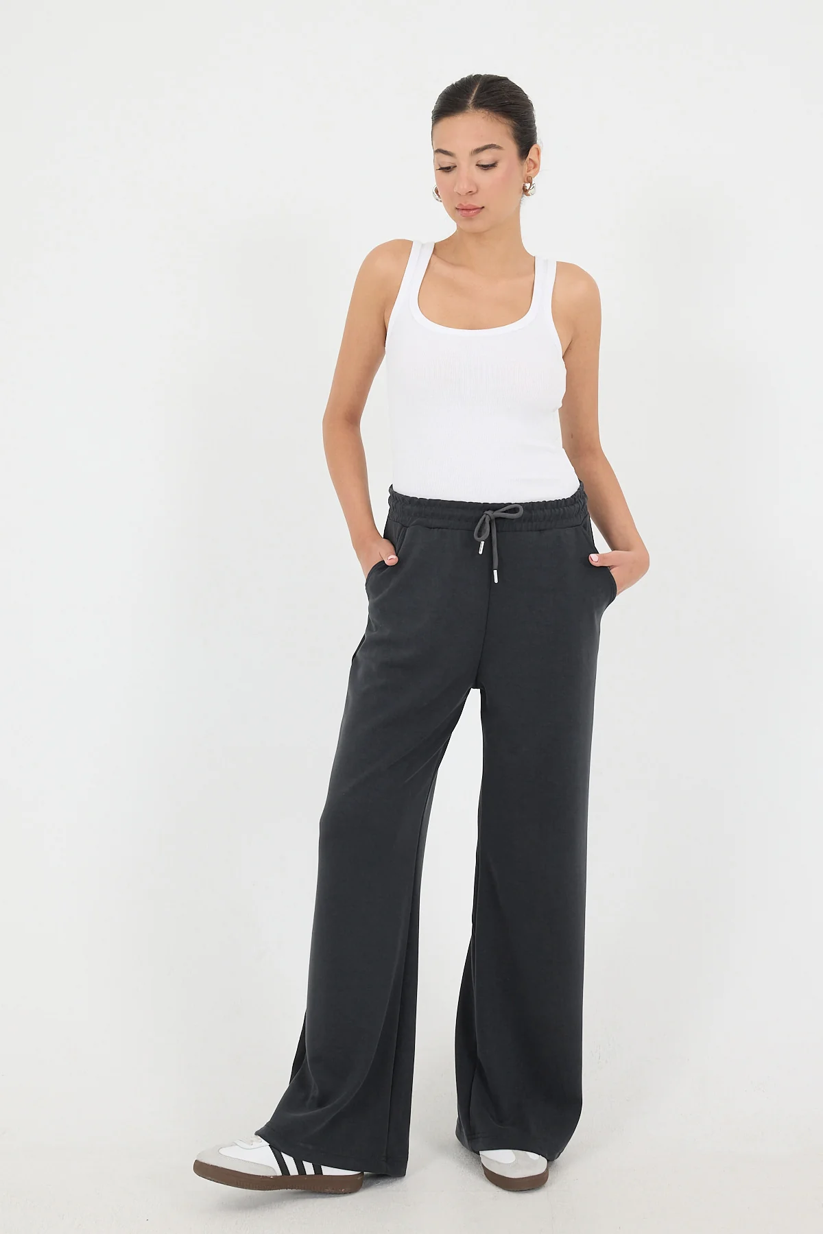 Elastic Waist Modal Sweatpants - Image 19