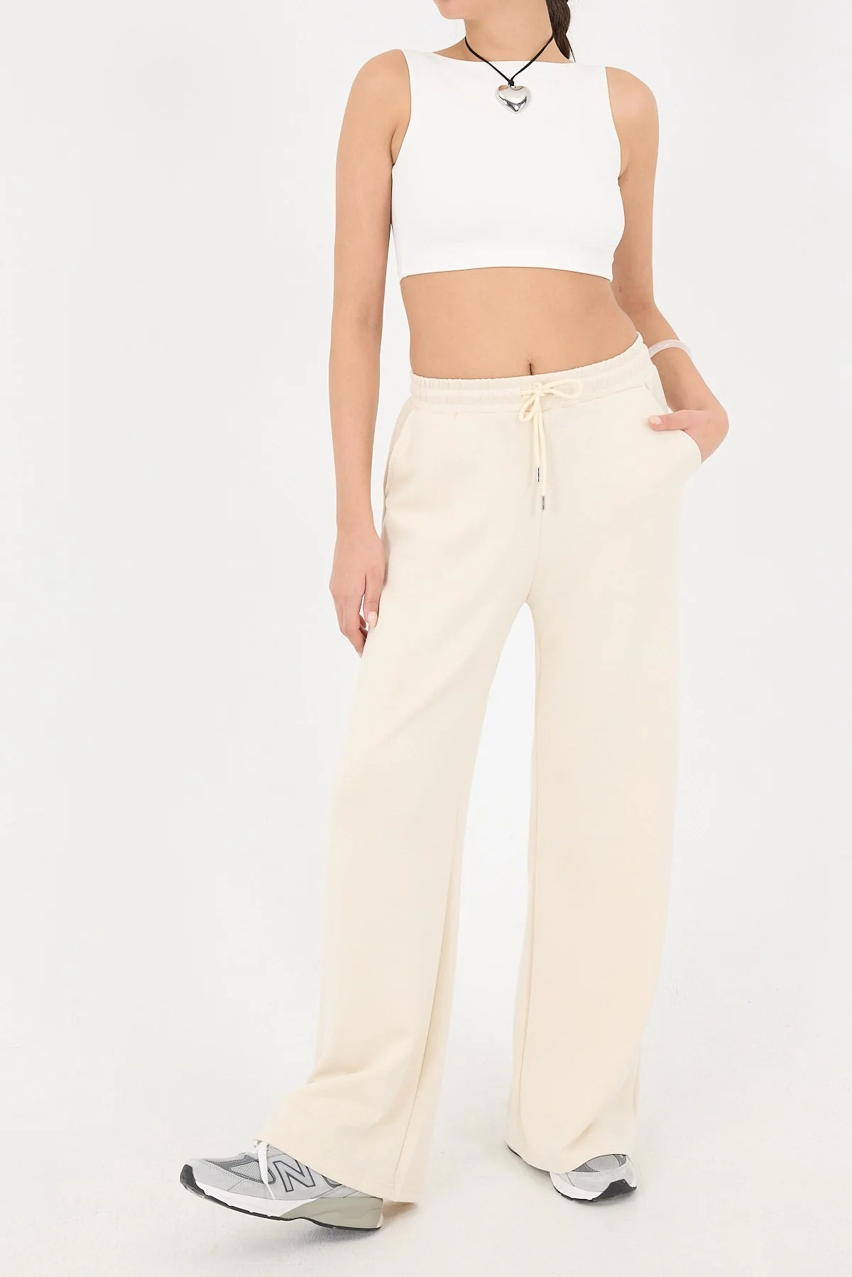Elastic Waist Modal Sweatpants - Image 36