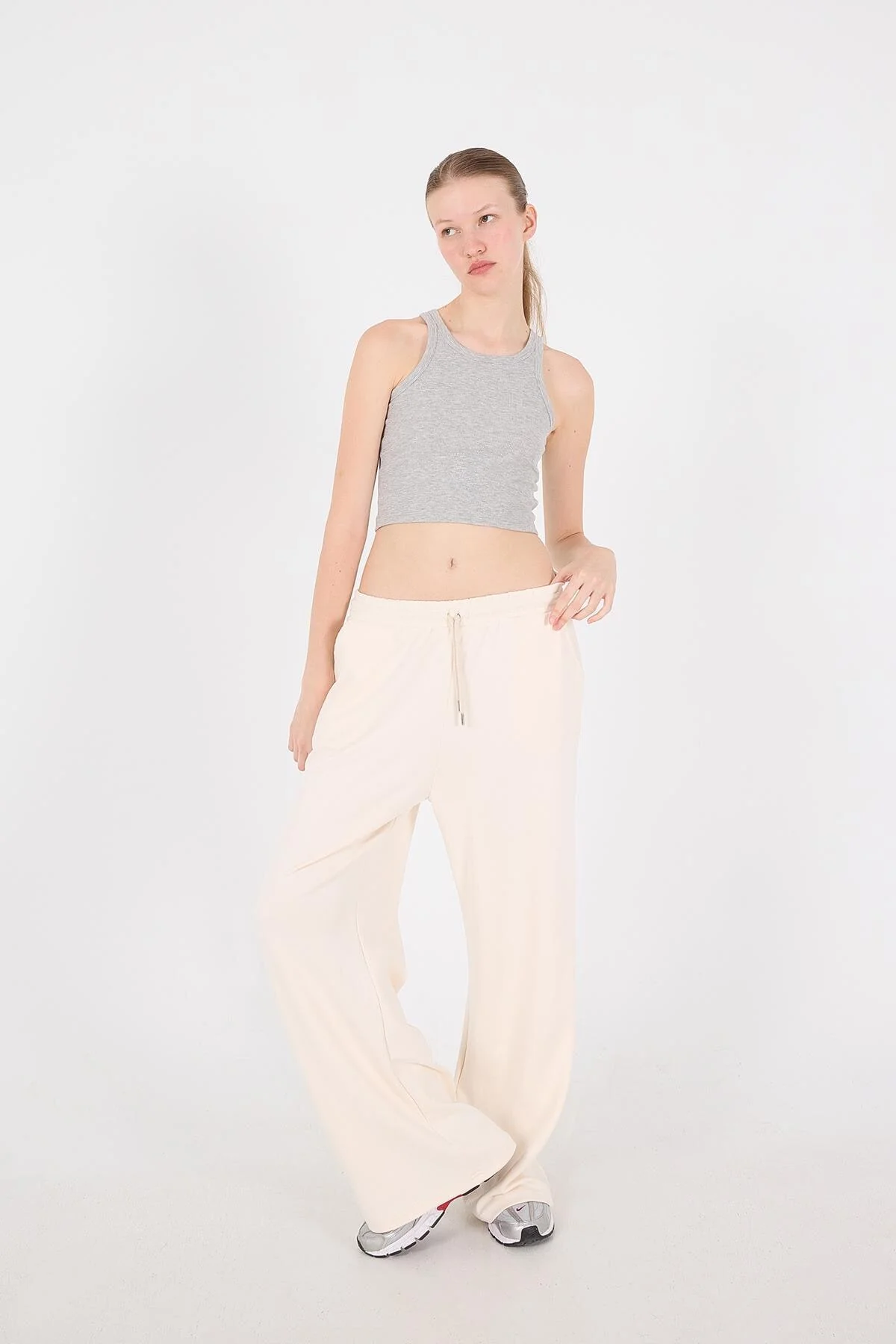 Elastic Waist Modal Sweatpants - Image 42