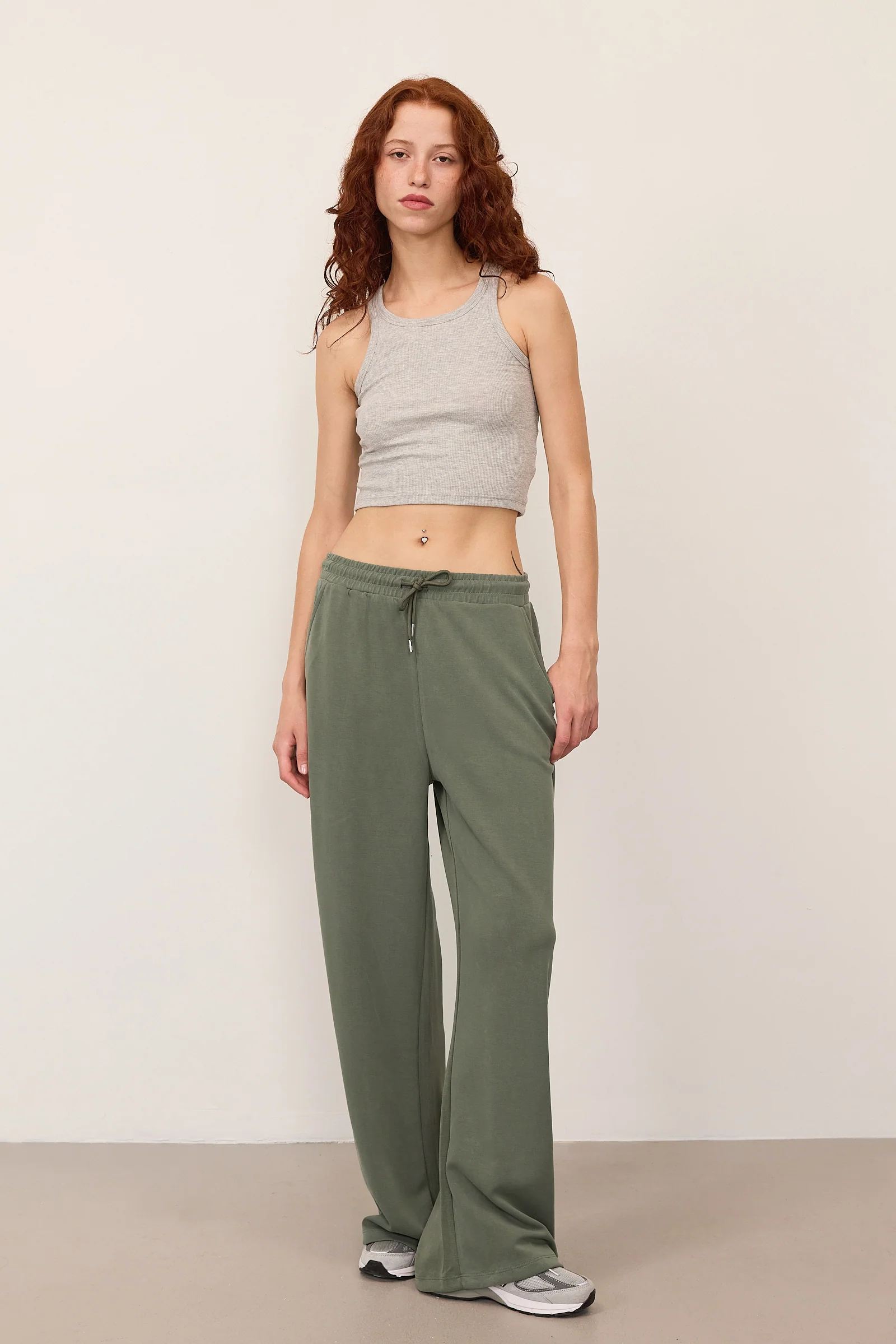 Elastic Waist Modal Sweatpants - Image 48