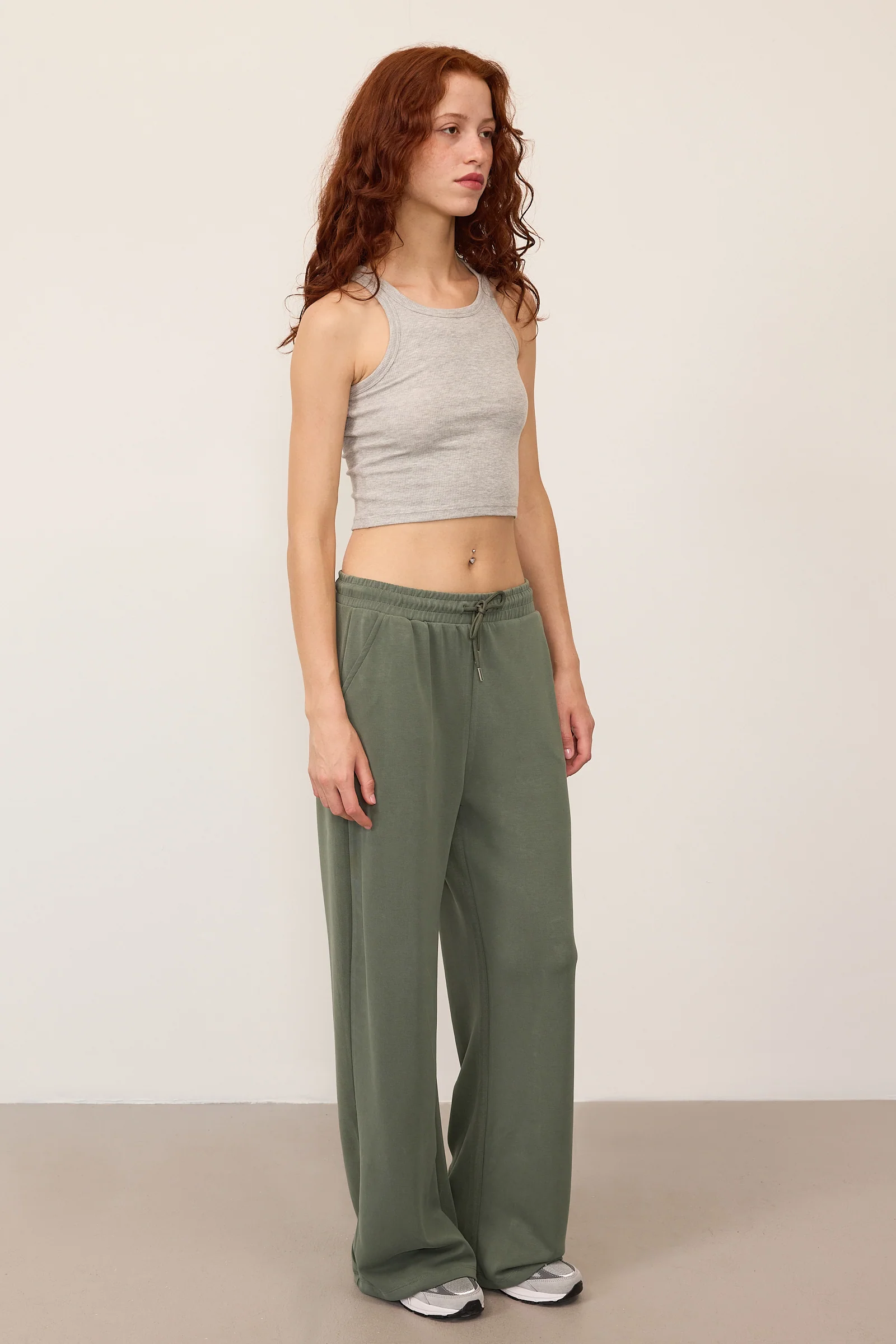Elastic Waist Modal Sweatpants - Image 49