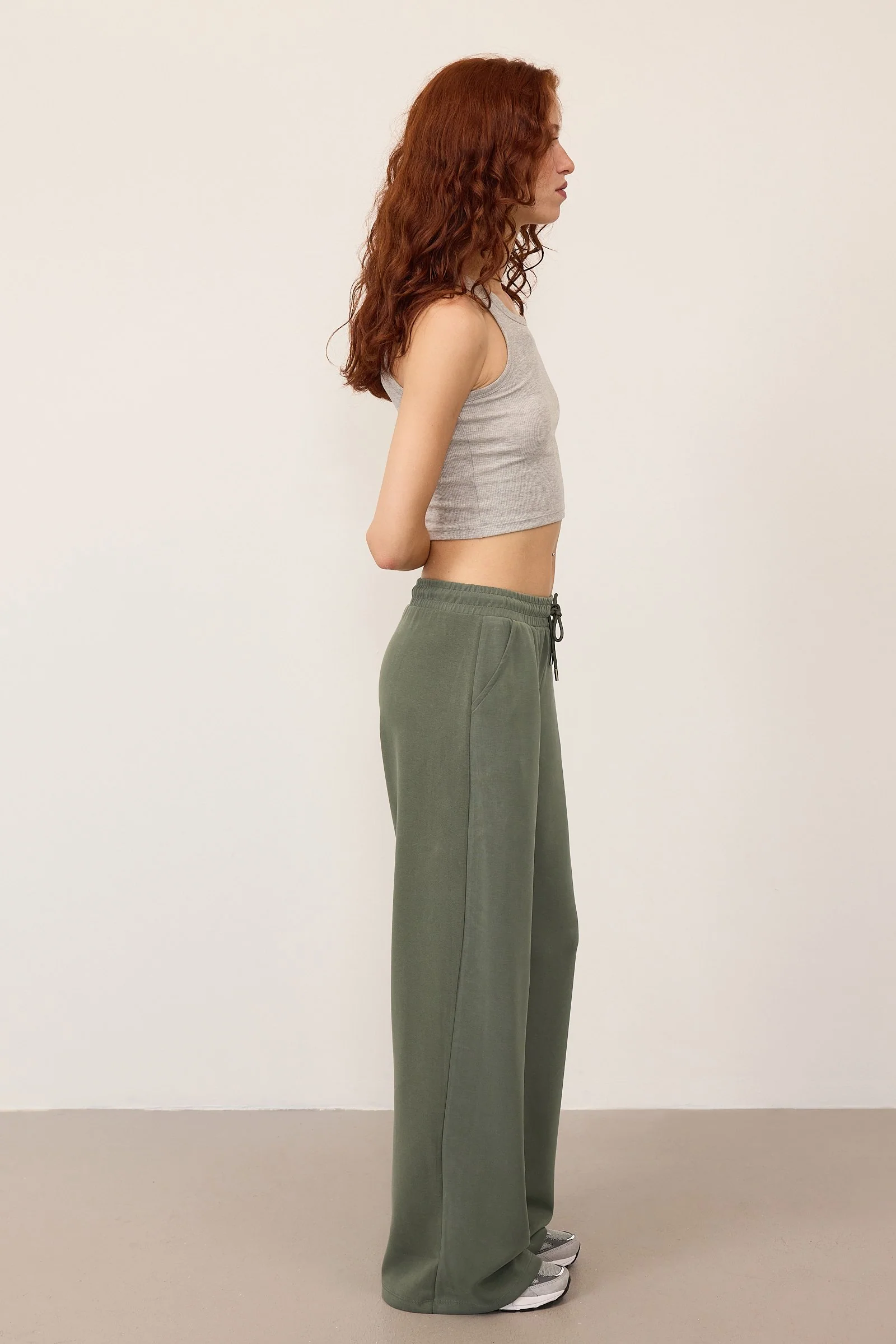 Elastic Waist Modal Sweatpants - Image 51