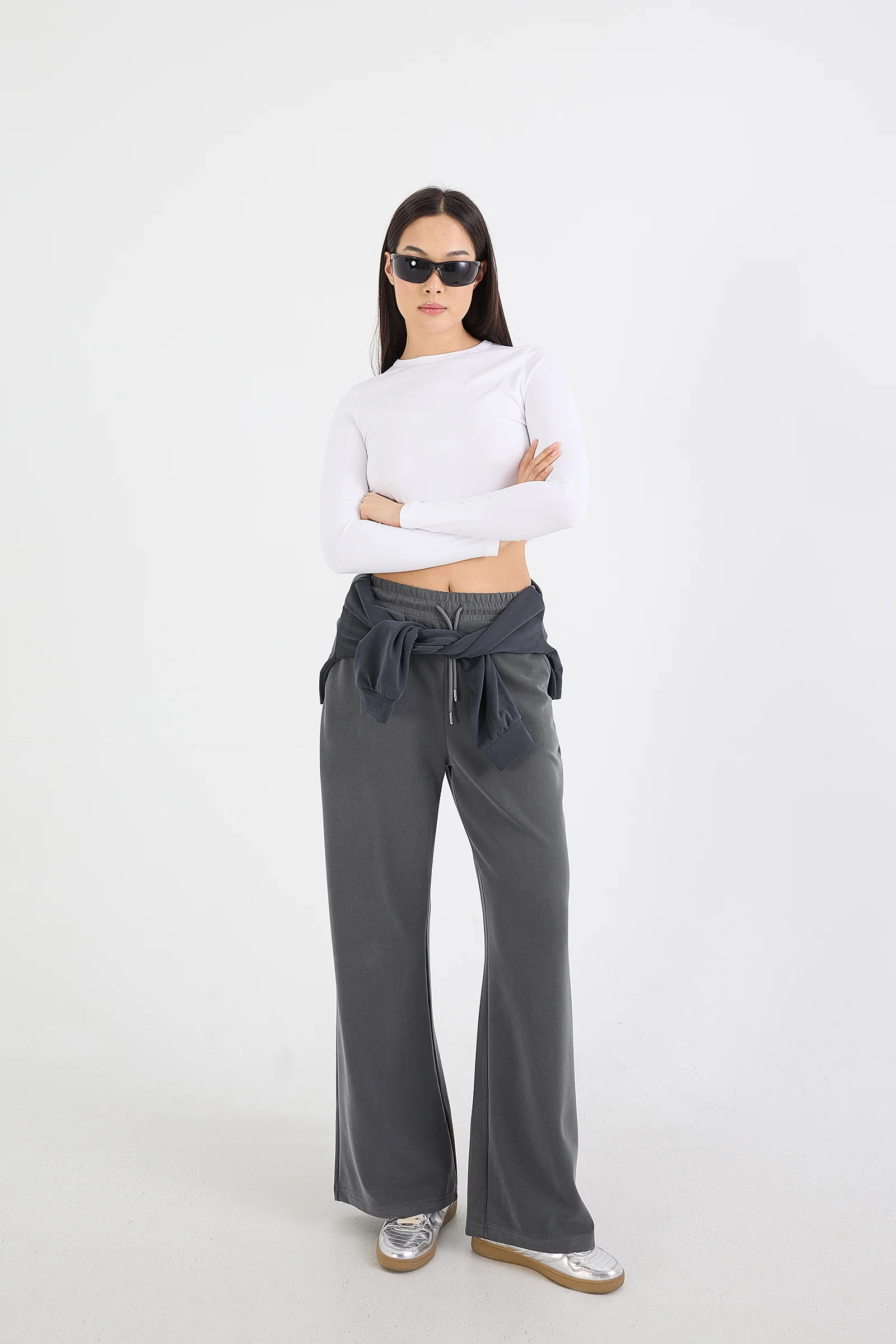 Elastic Waist Modal Sweatpants - Image 61