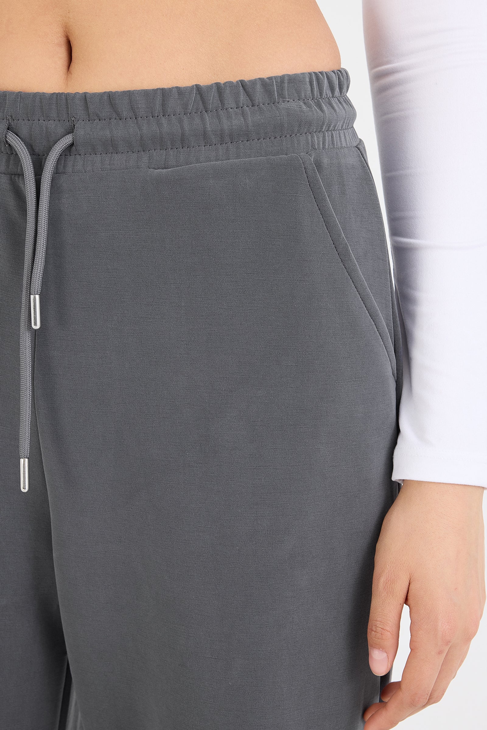 Elastic Waist Modal Sweatpants - Image 63