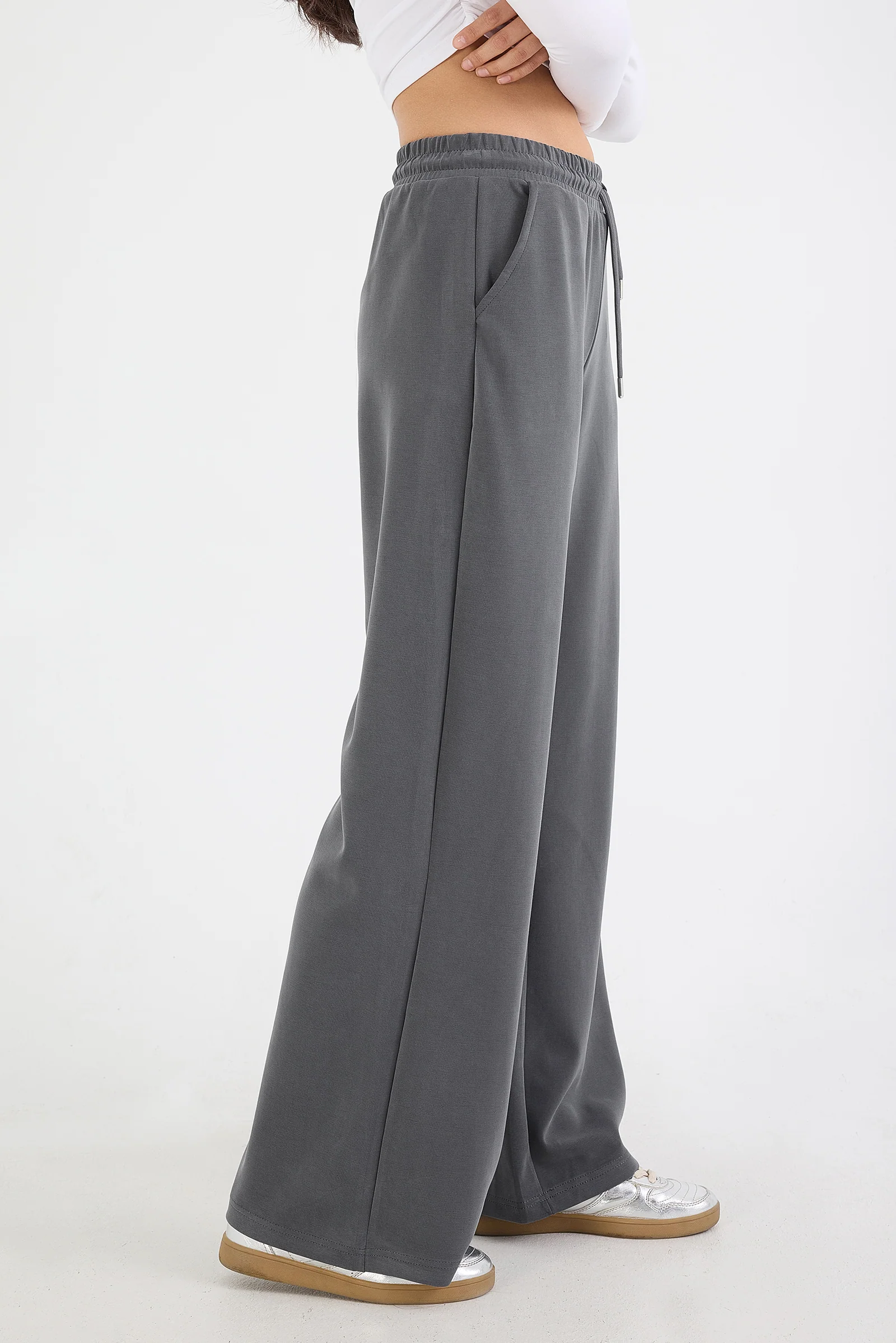 Elastic Waist Modal Sweatpants - Image 64