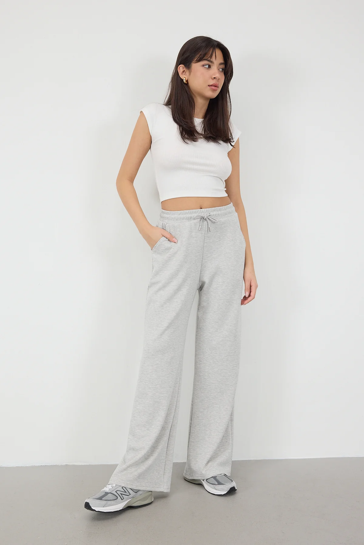 Elastic Waist Modal Sweatpants - Image 7