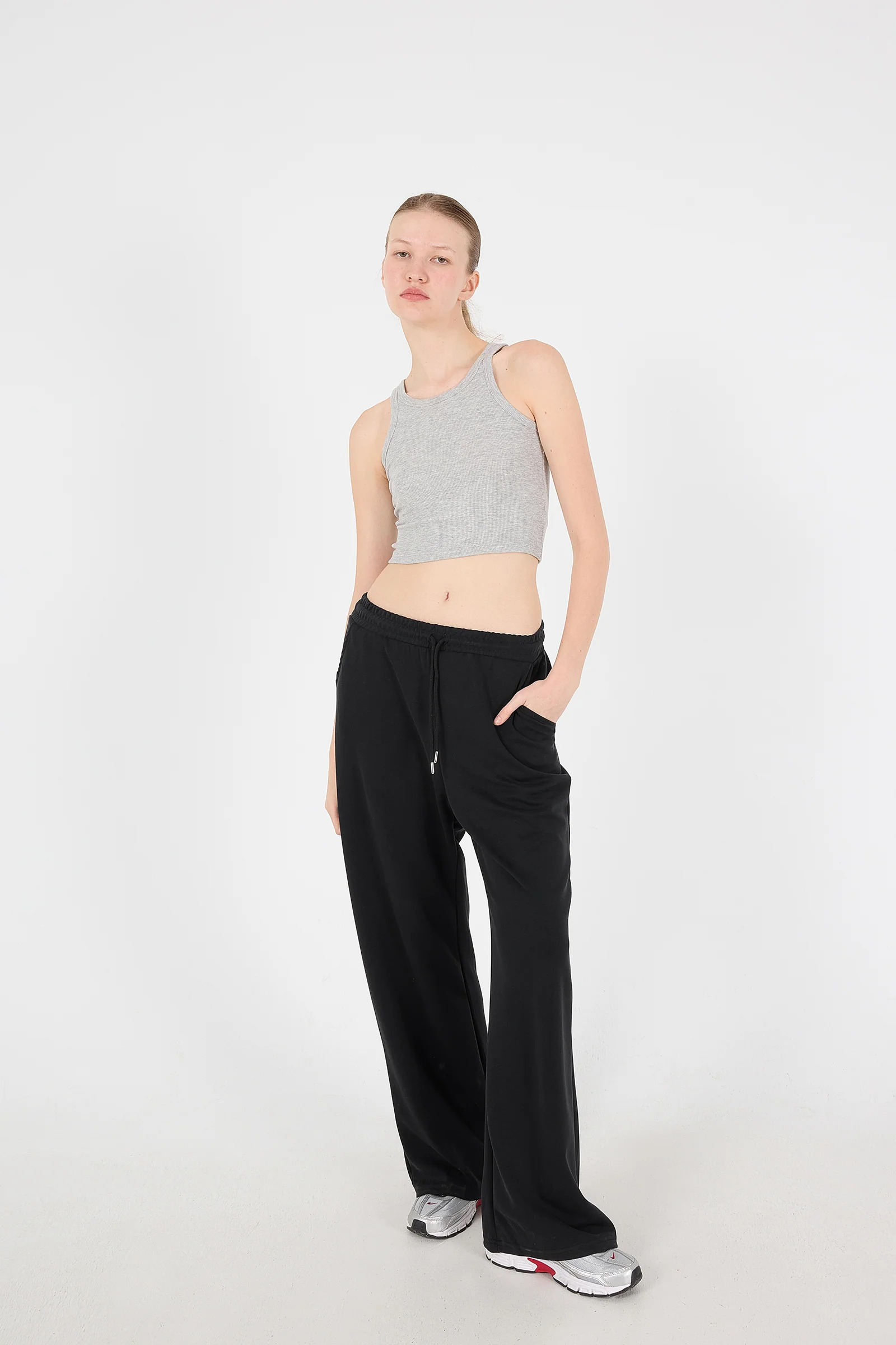 Elastic Waist Modal Sweatpants - Image 70