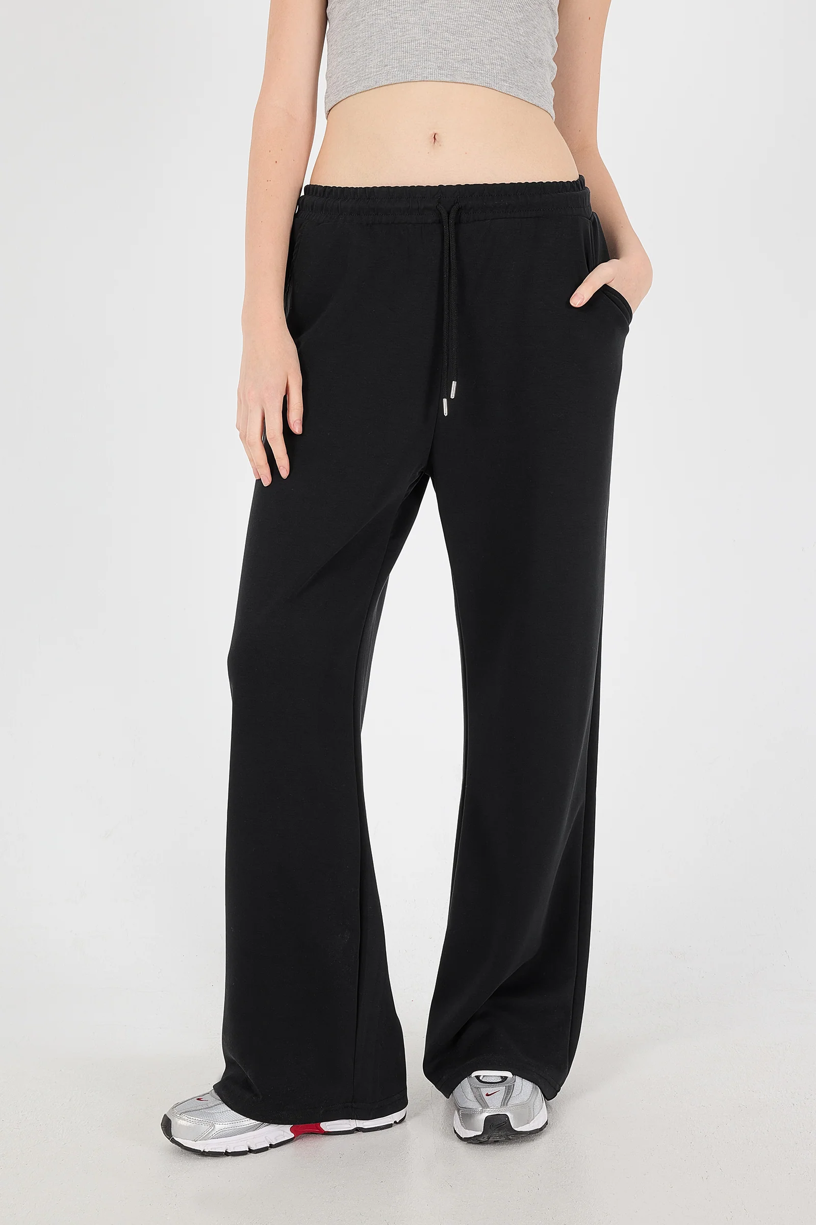 Elastic Waist Modal Sweatpants - Image 71
