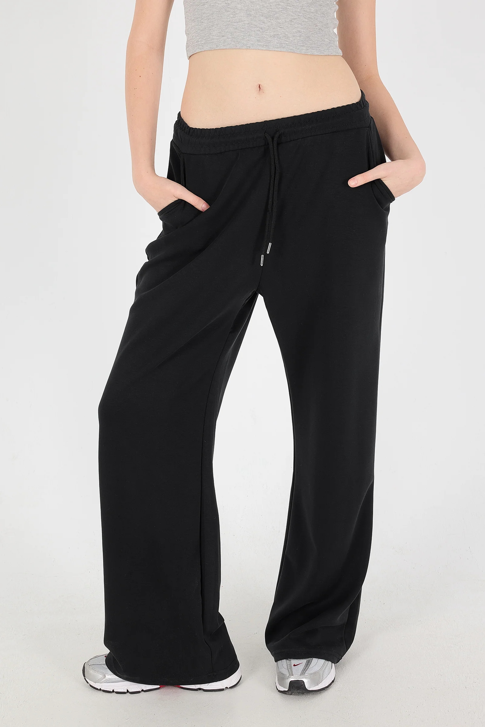 Elastic Waist Modal Sweatpants - Image 75