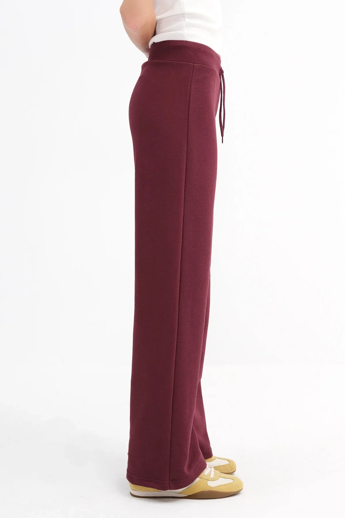 Elastic Waist Wide Leg Sweatpants - Image 21