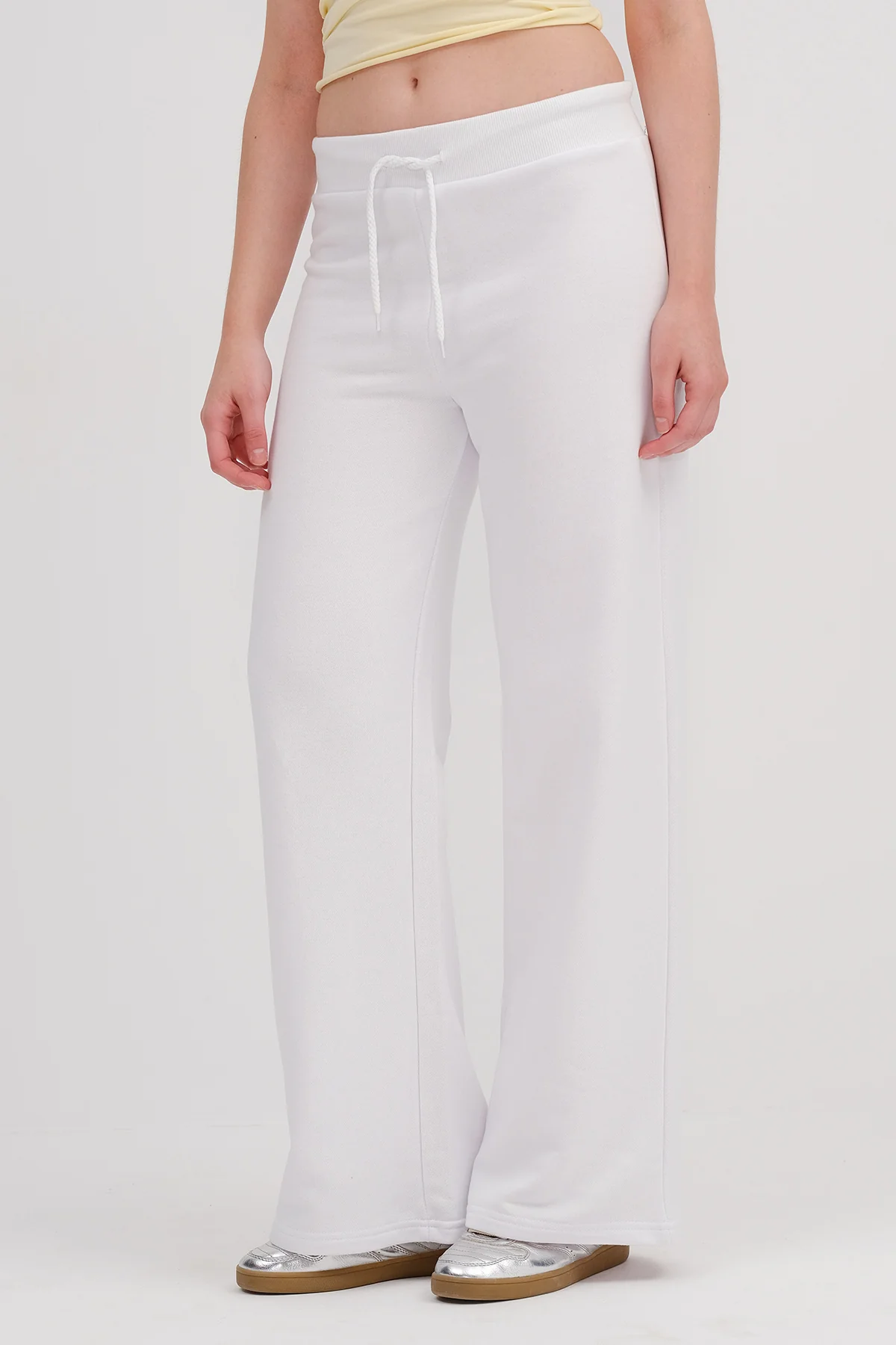 Elastic Waist Wide Leg Sweatpants - Image 24