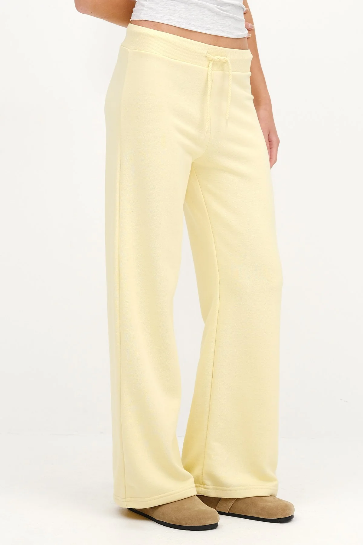 Elastic Waist Wide Leg Sweatpants - Image 49