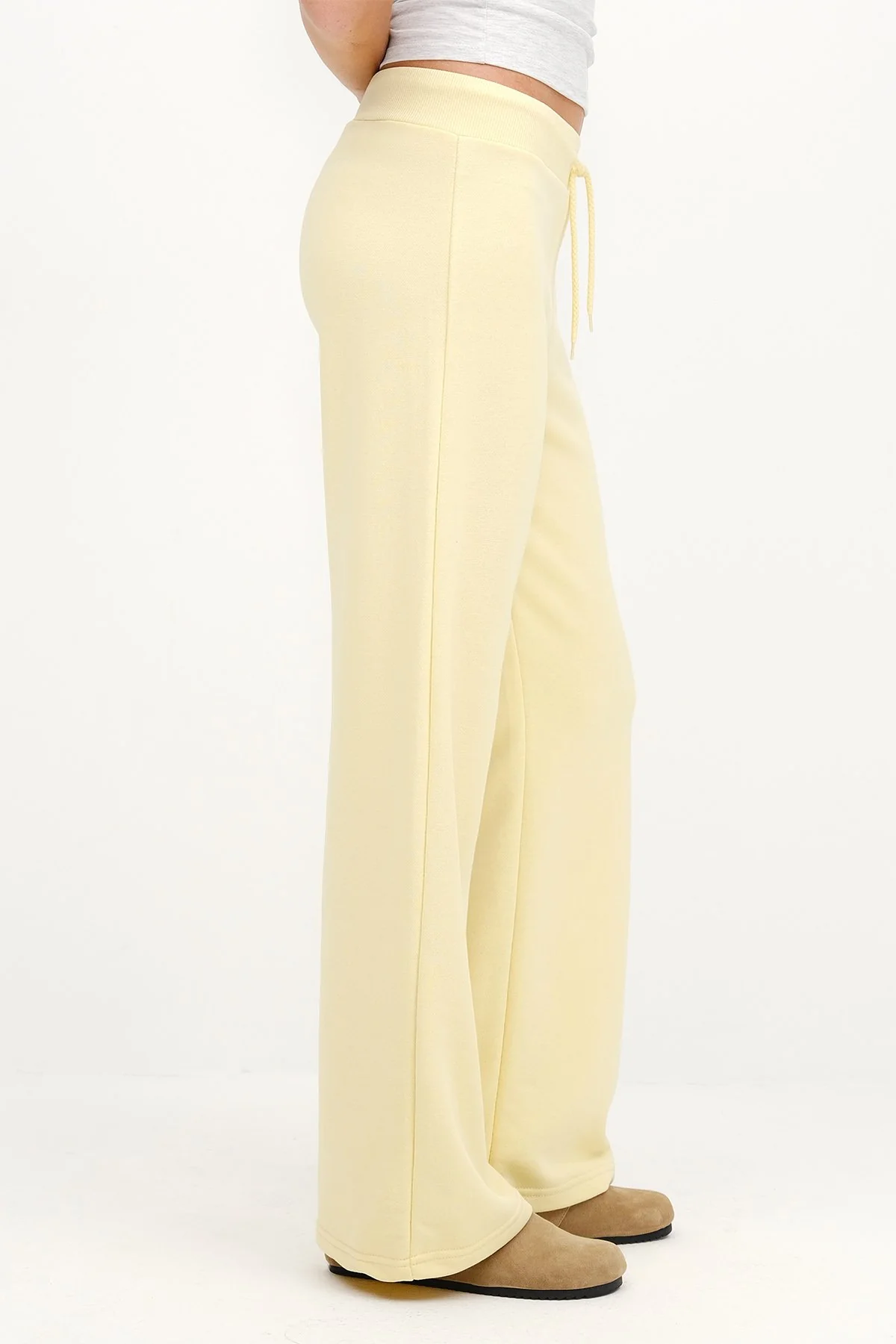 Elastic Waist Wide Leg Sweatpants - Image 51