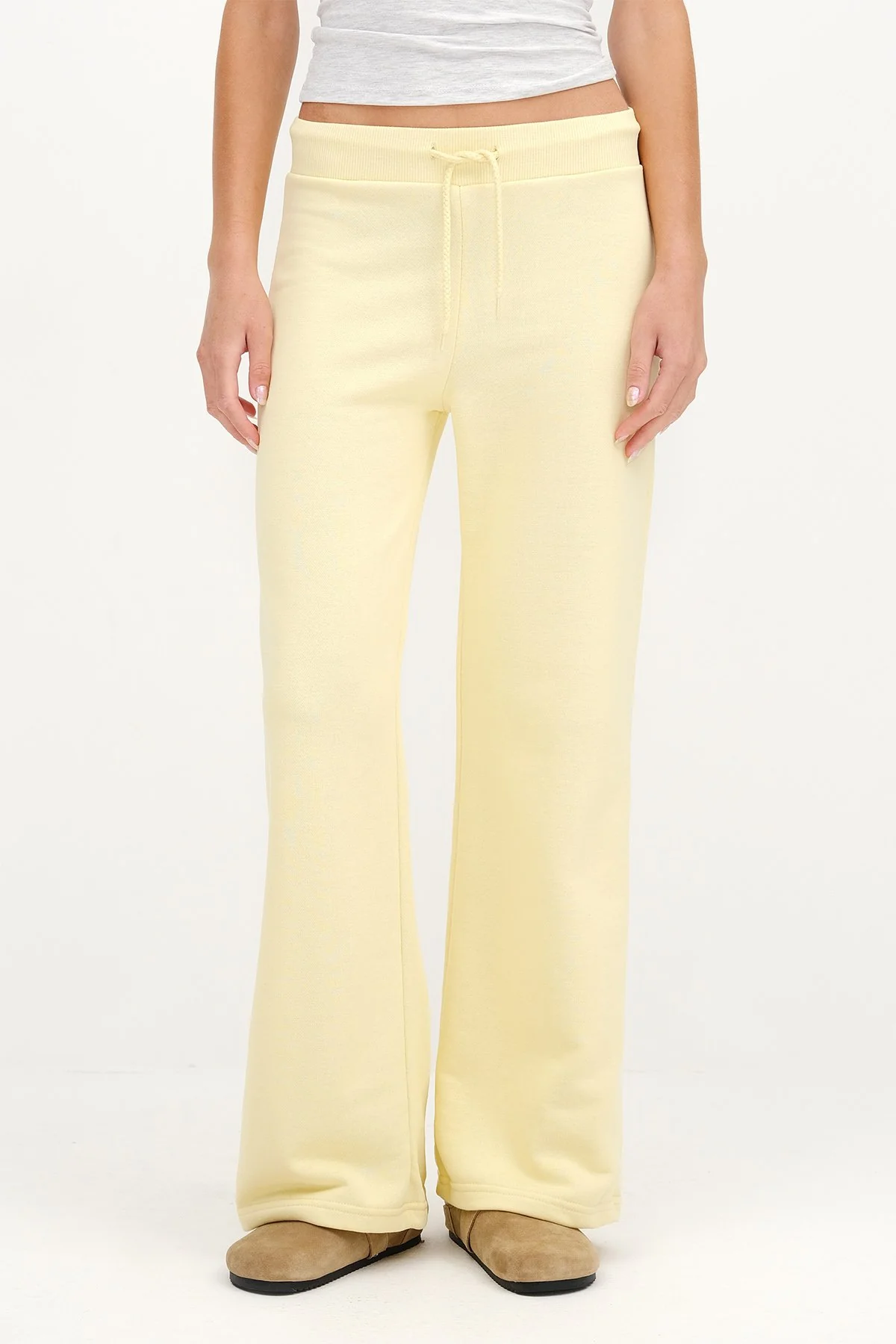 Elastic Waist Wide Leg Sweatpants - Image 53