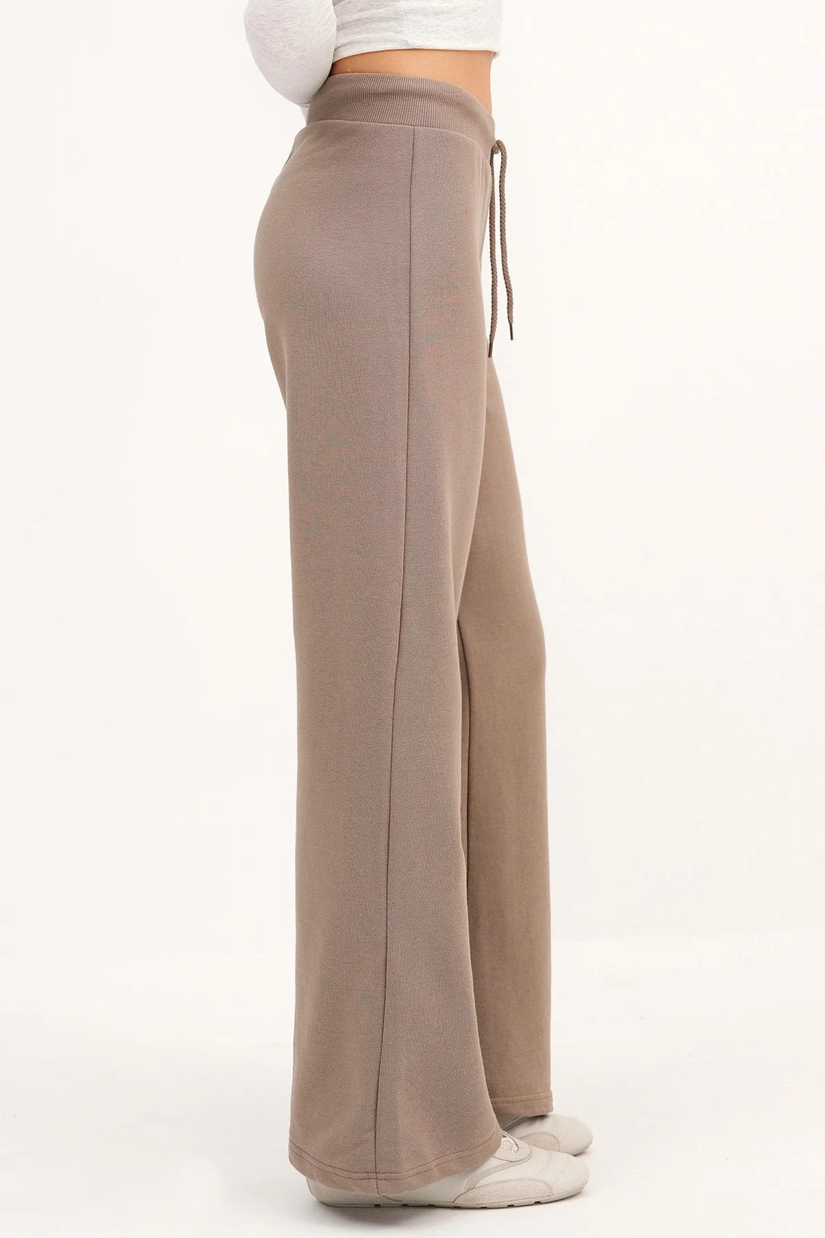 Elastic Waist Wide Leg Sweatpants - Image 63