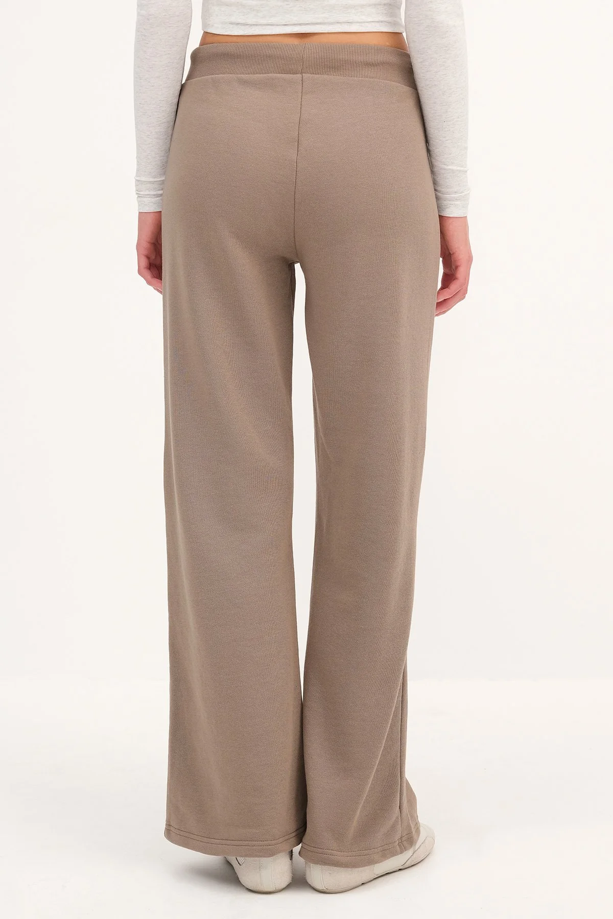 Elastic Waist Wide Leg Sweatpants - Image 64