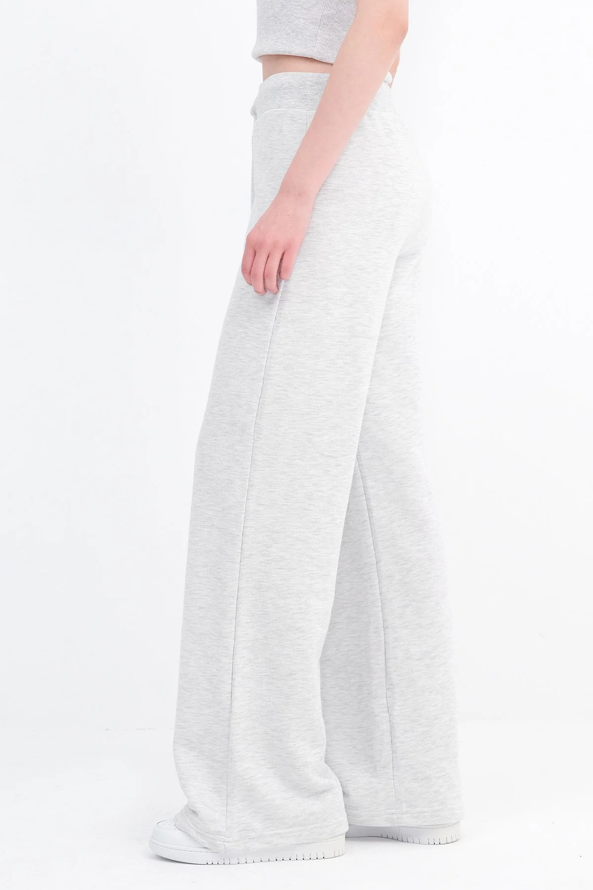 Elastic Waist Wide Leg Sweatpants - Image 69