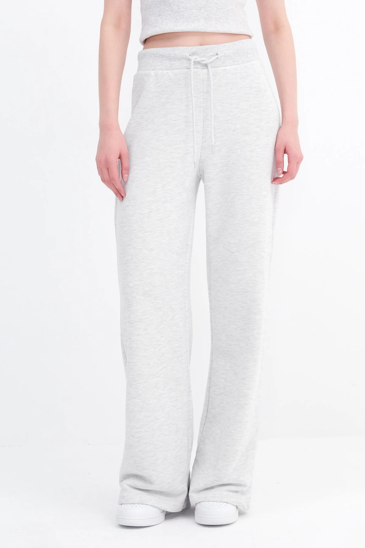 Elastic Waist Wide Leg Sweatpants - Image 70