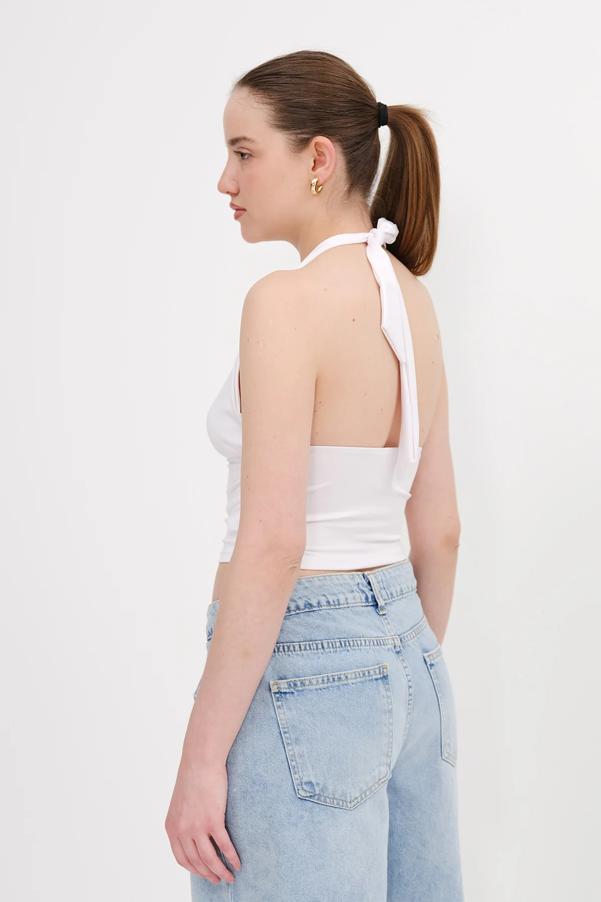 Halter Neck Crop Blouse - Image 28