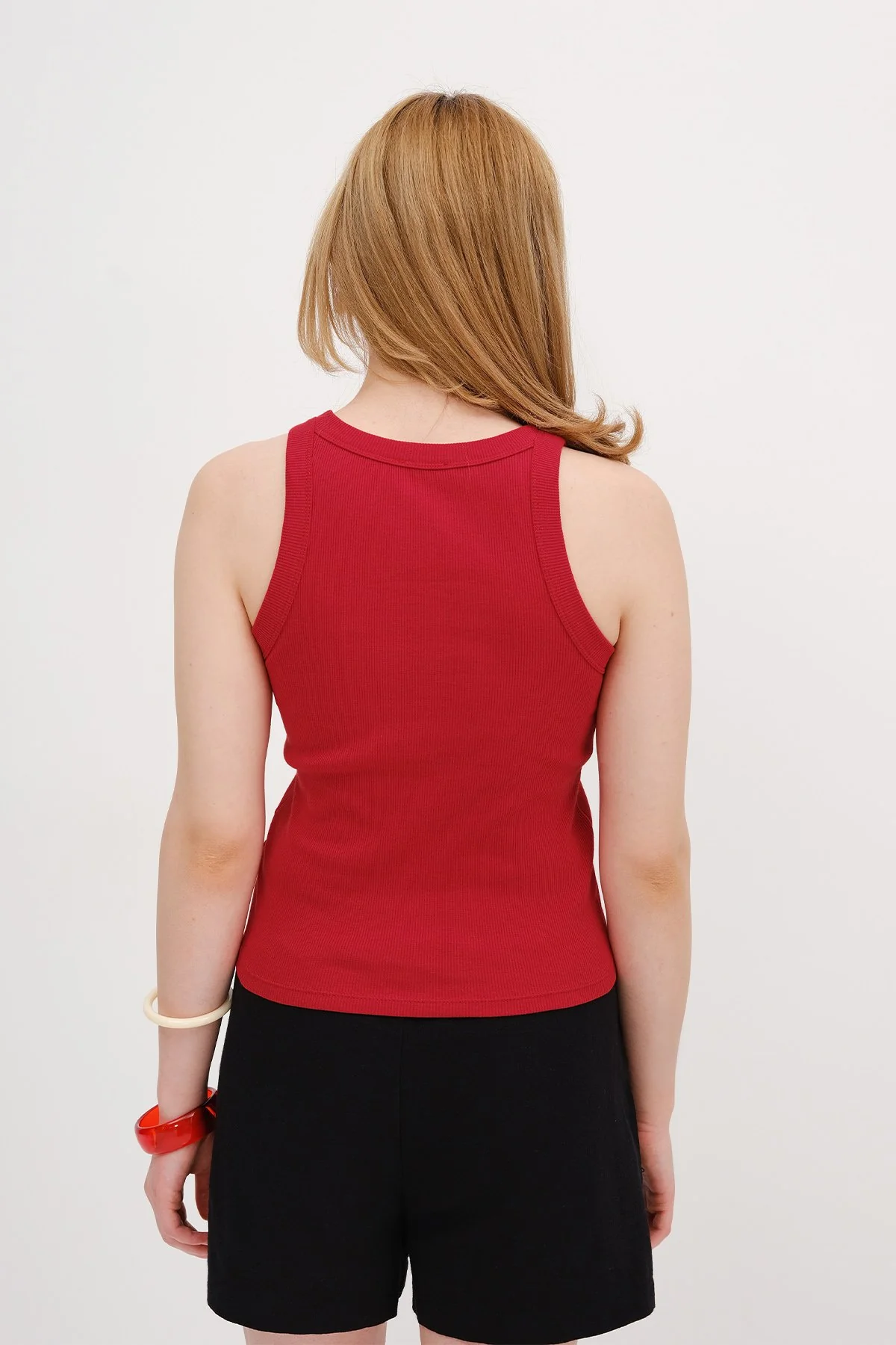 Halter Neck Top With Ribbed - Image 106