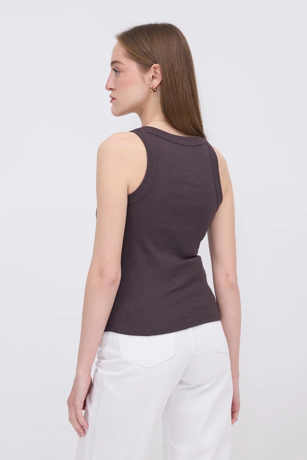 Halter Neck Top With Ribbed - Image 29