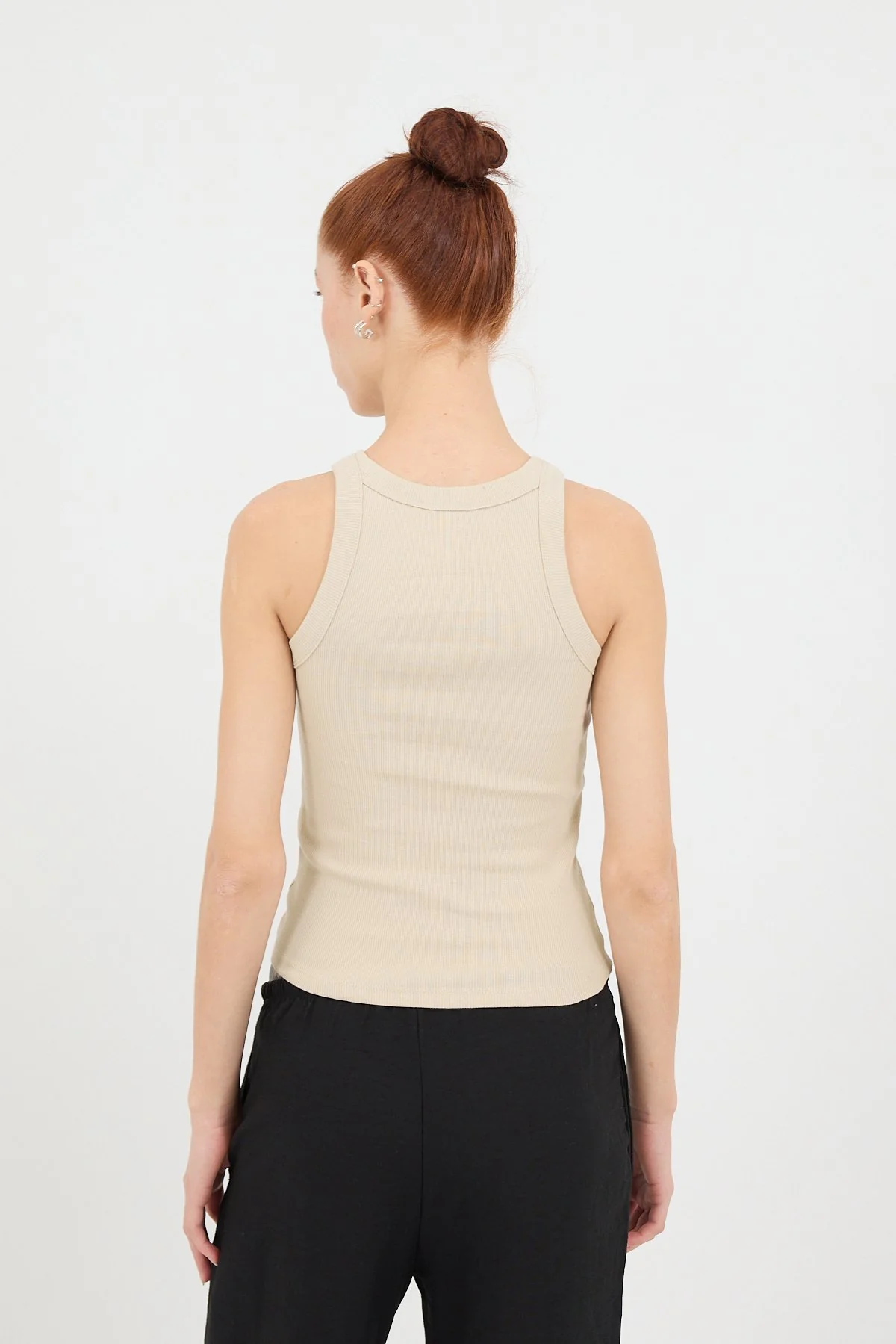 Halter Neck Top With Ribbed - Image 39