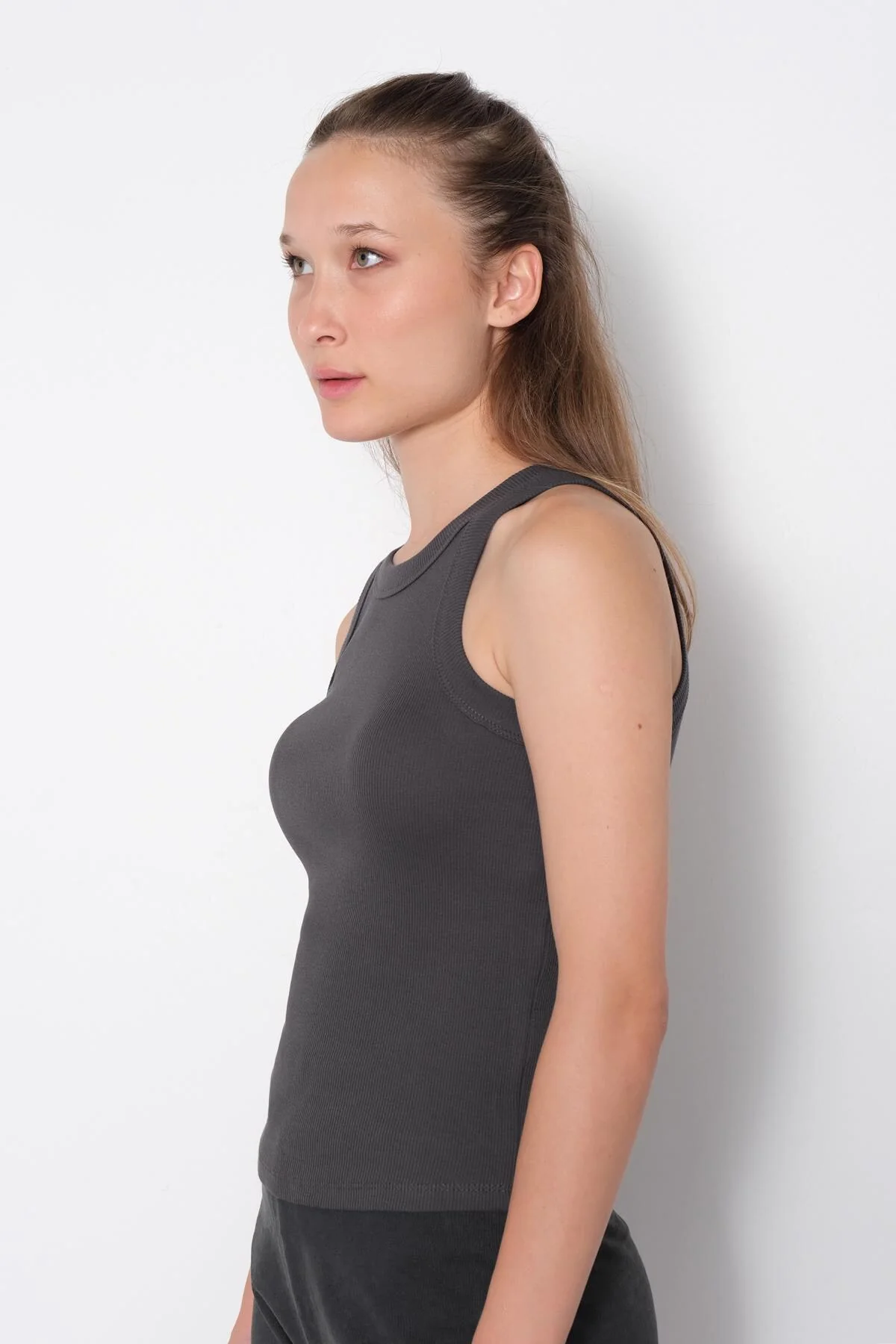 Halter Neck Top With Ribbed - Image 89
