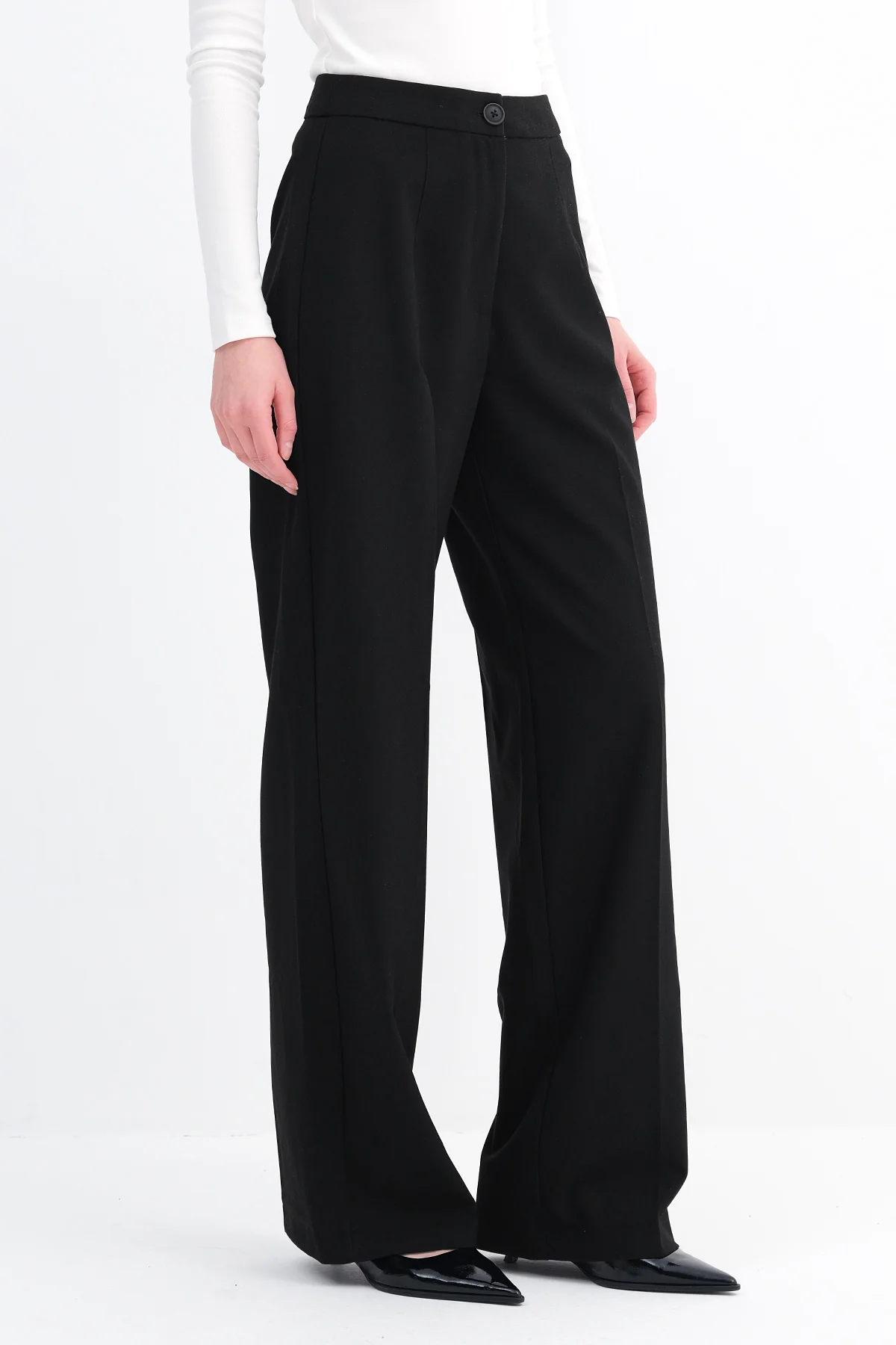 High-Waisted Wide Leg Trousers - Image 18