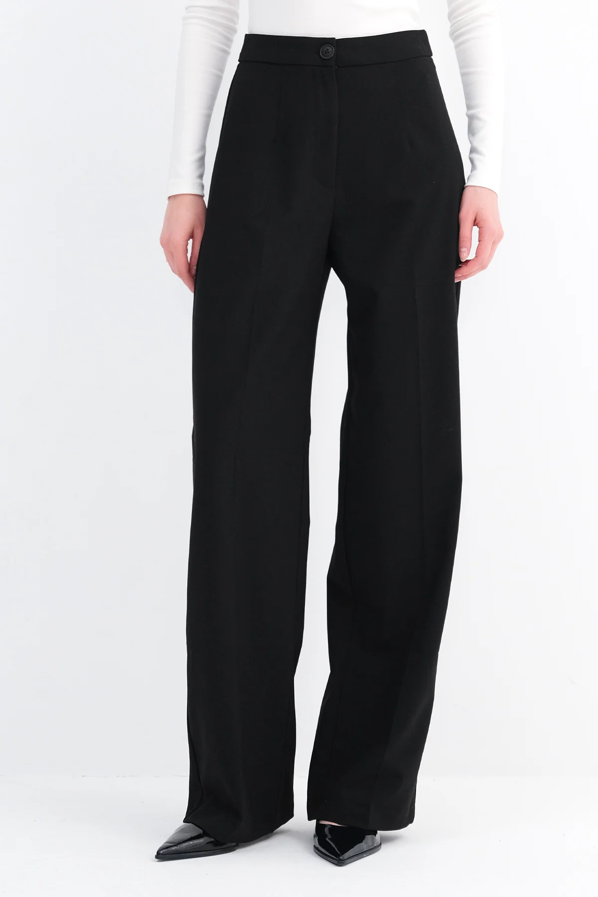 High-Waisted Wide Leg Trousers - Image 21