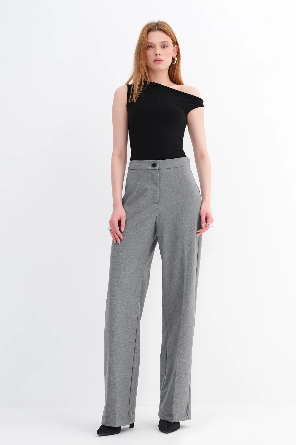 High-Waisted Wide Leg Trousers - Image 29