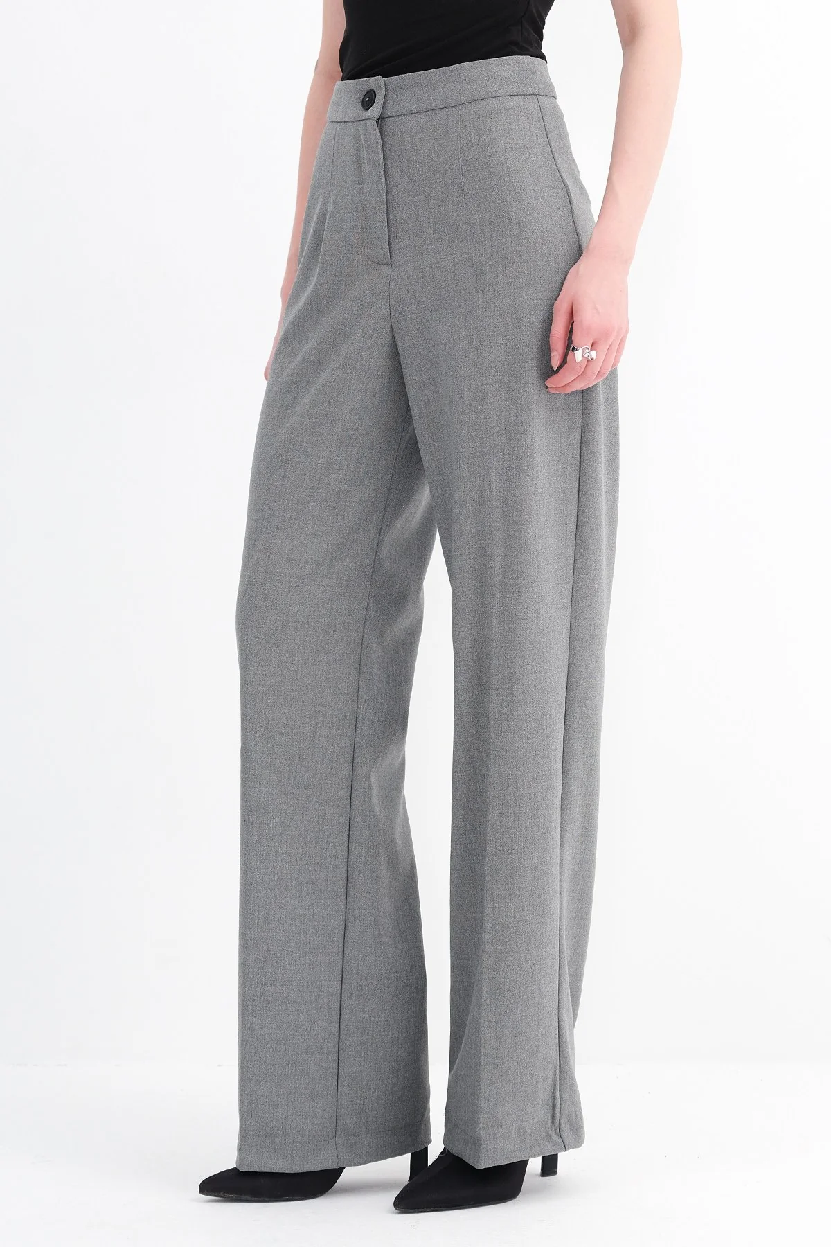 High-Waisted Wide Leg Trousers - Image 33