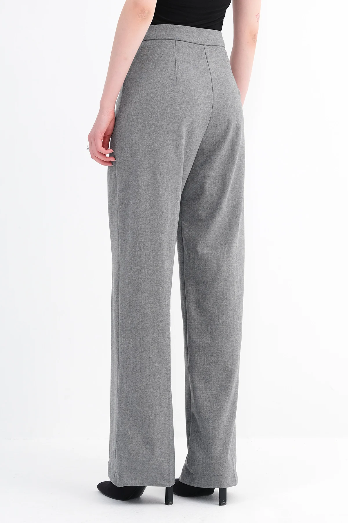 High-Waisted Wide Leg Trousers - Image 34