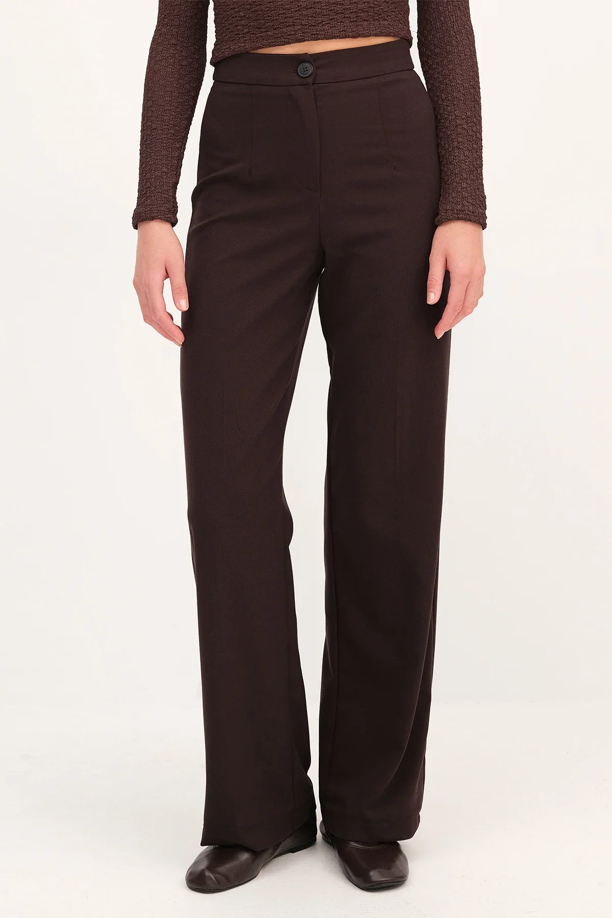 High-Waisted Wide Leg Trousers - Image 36
