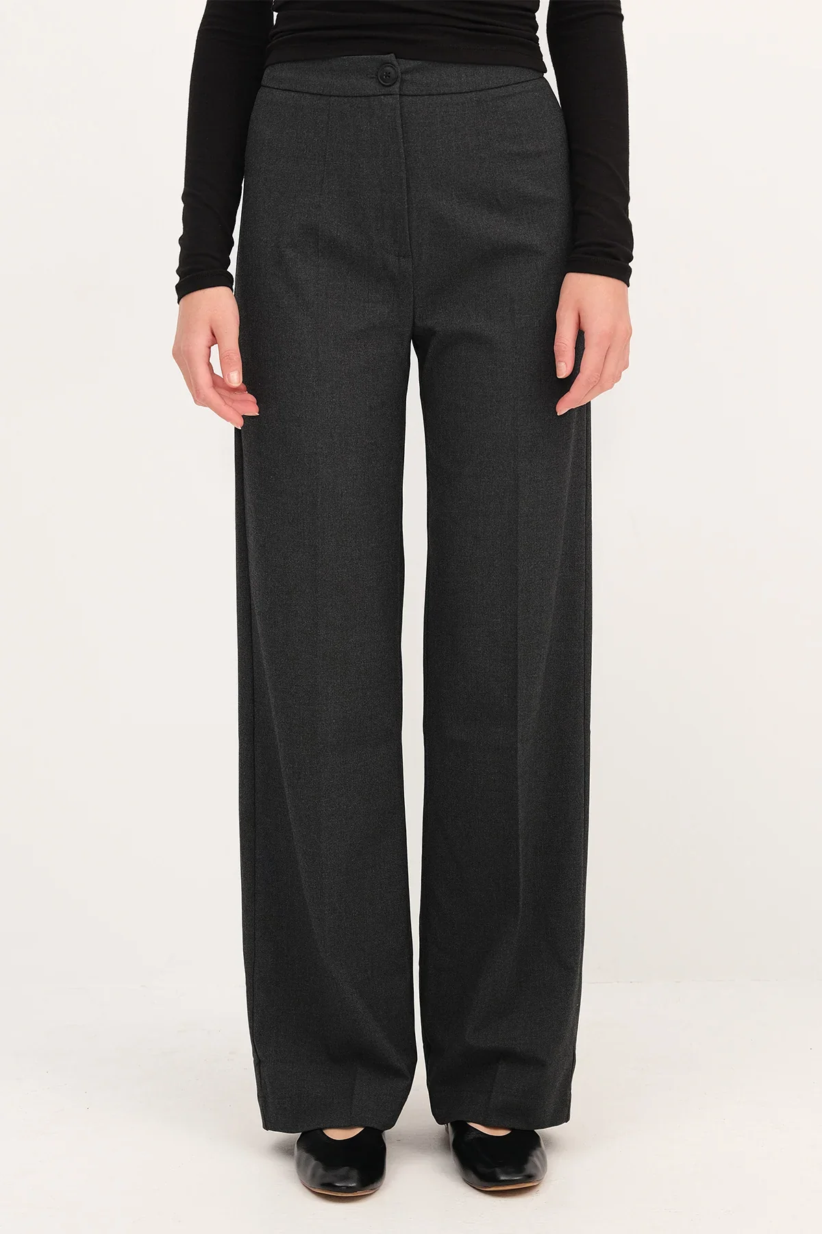 High-Waisted Wide Leg Trousers - Image 42