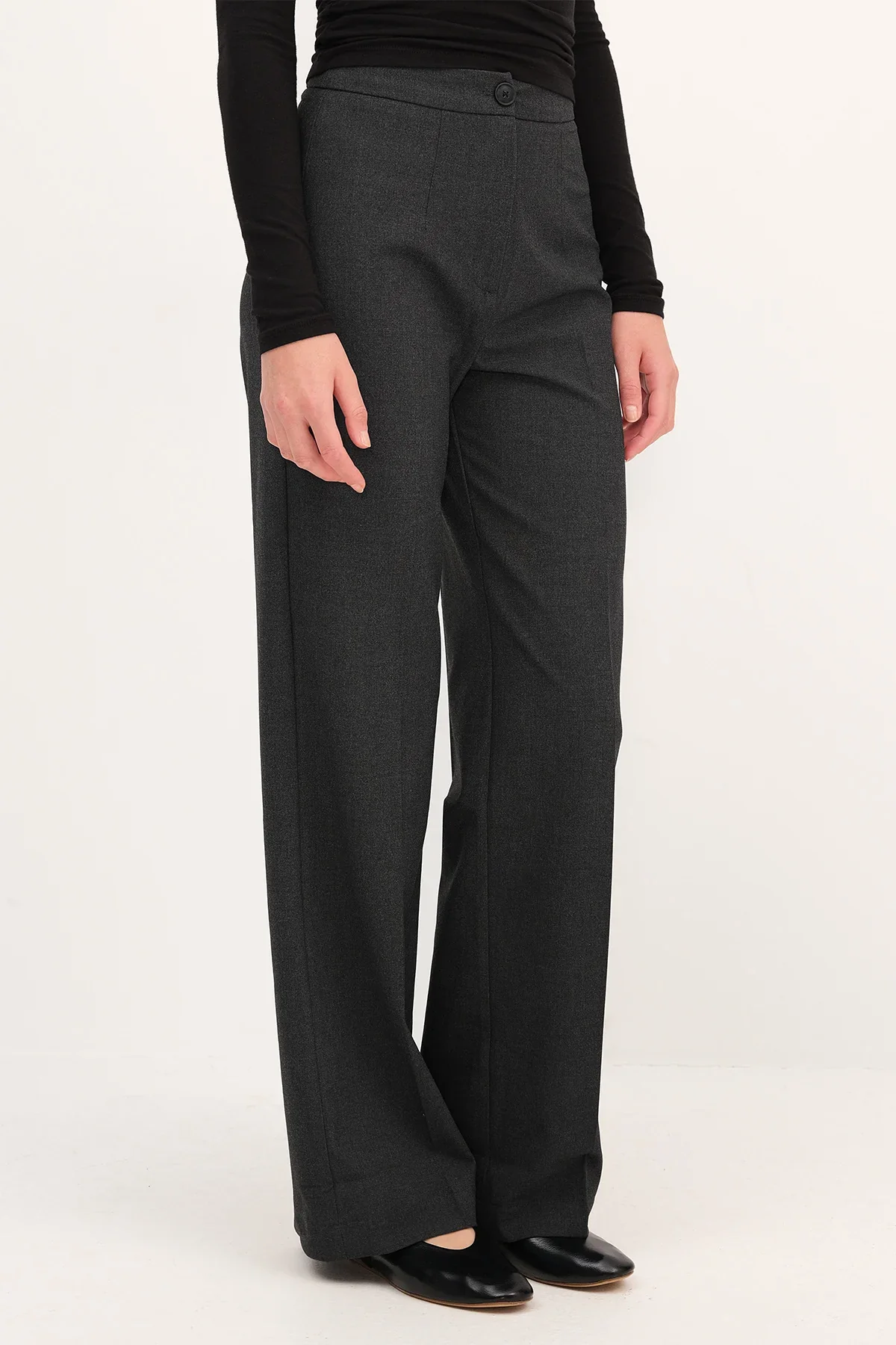 High-Waisted Wide Leg Trousers - Image 46
