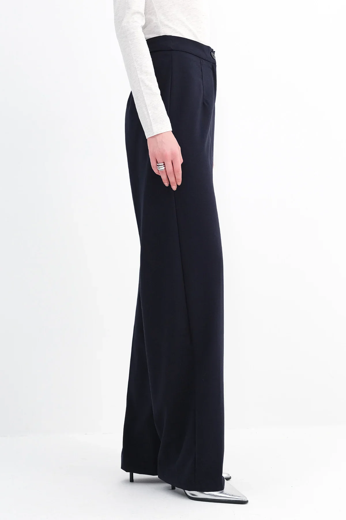 High-Waisted Wide Leg Trousers - Image 50