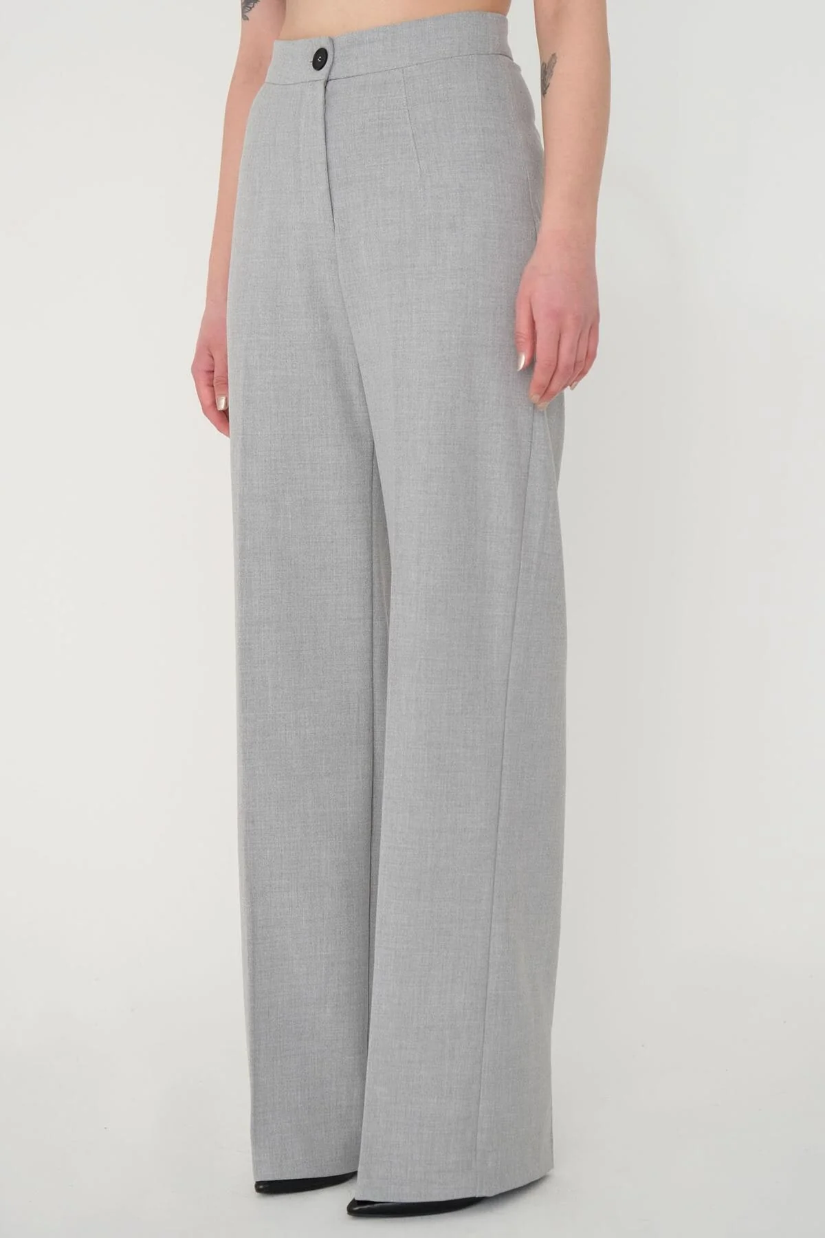 High-Waisted Wide Leg Trousers - Image 8