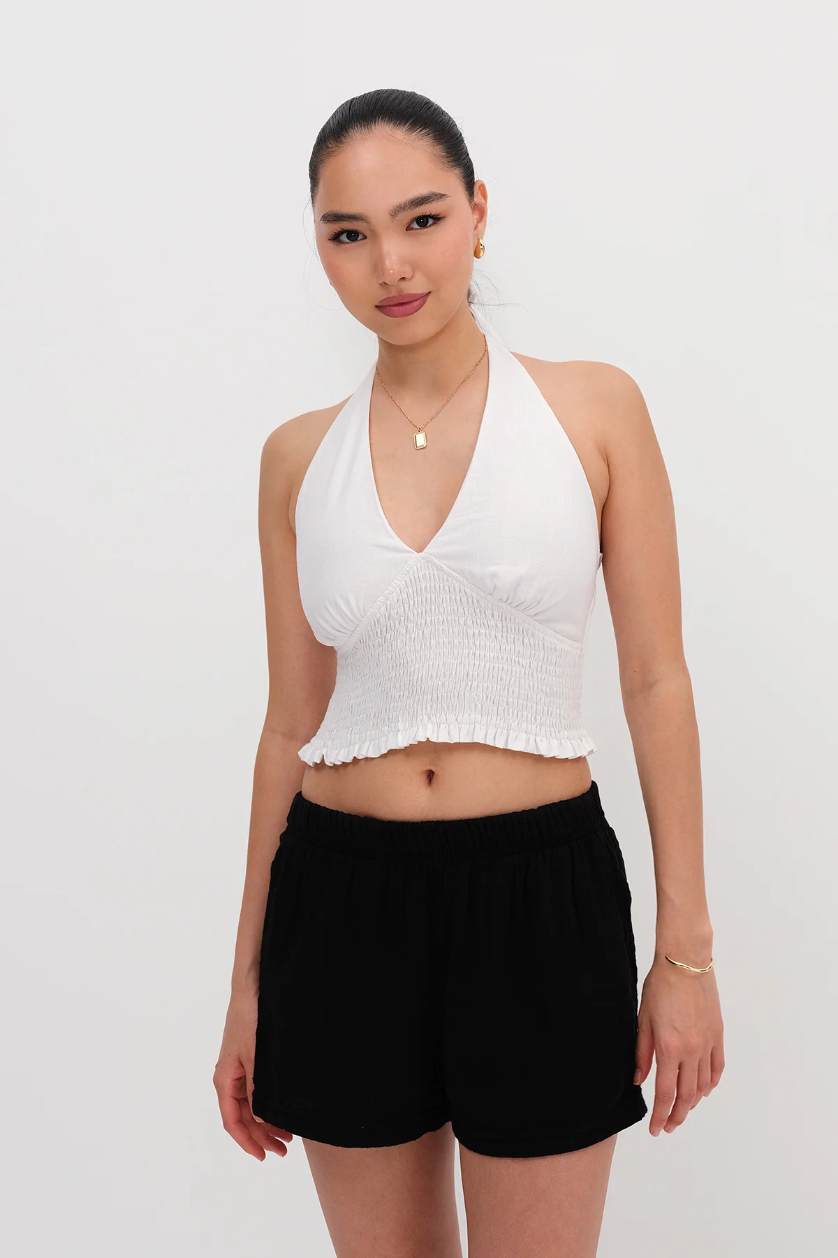 Linen Blend Bustier - Image 4