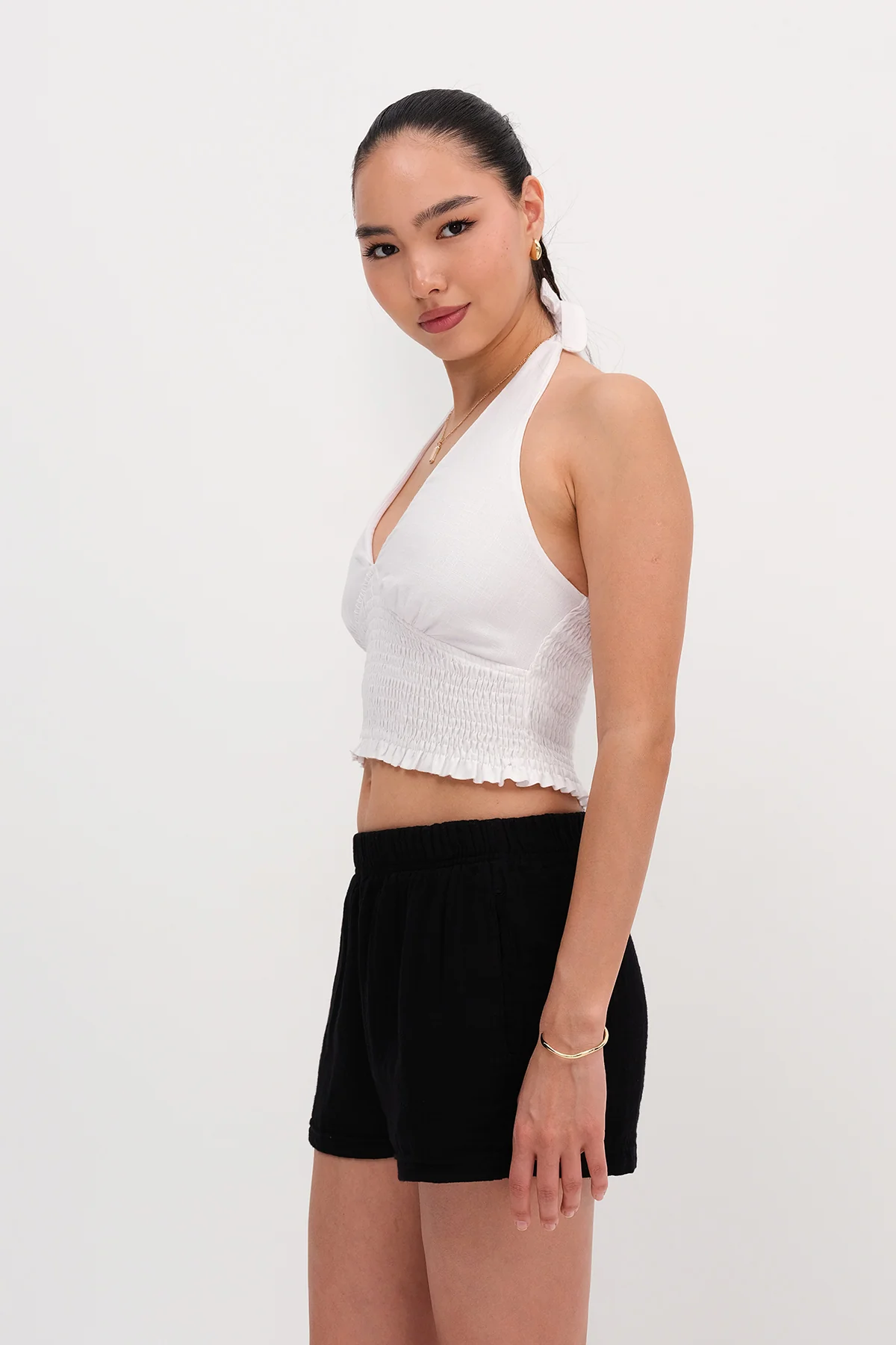 Linen Blend Bustier - Image 5