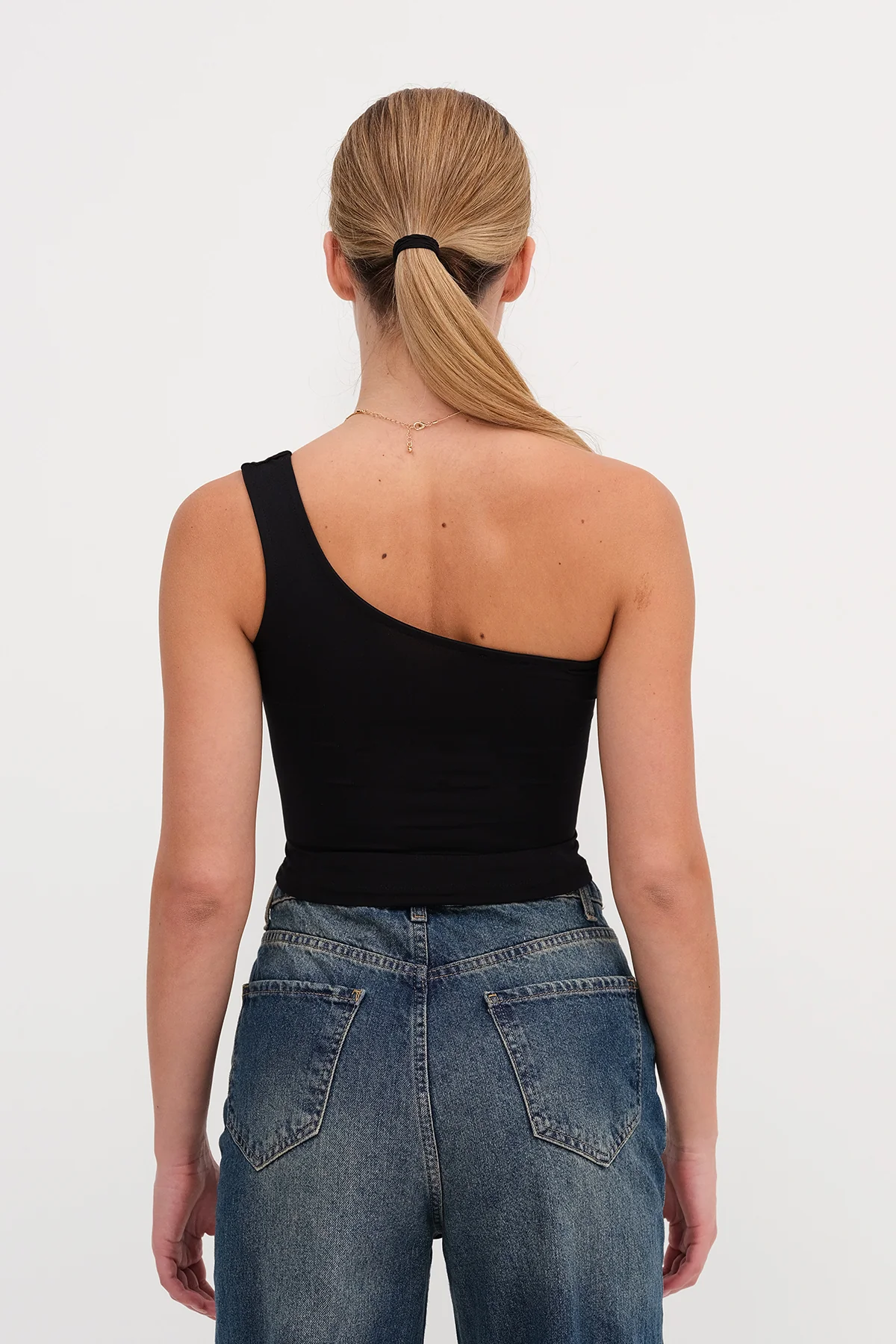 One-Shoulder Crop Bustier - Image 16