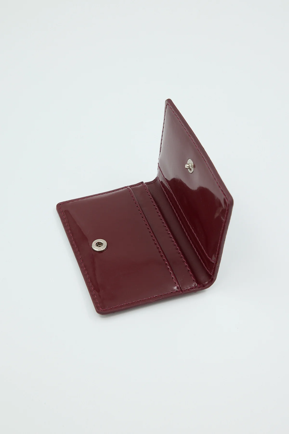 Patent Leather Mini Card Holder - Image 5